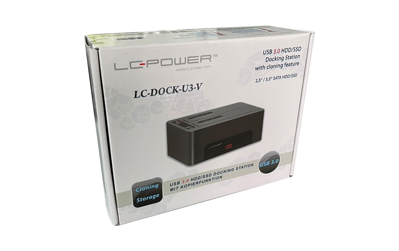 LC-Power Docking- und Klonstation LC-DOCK-U3-V