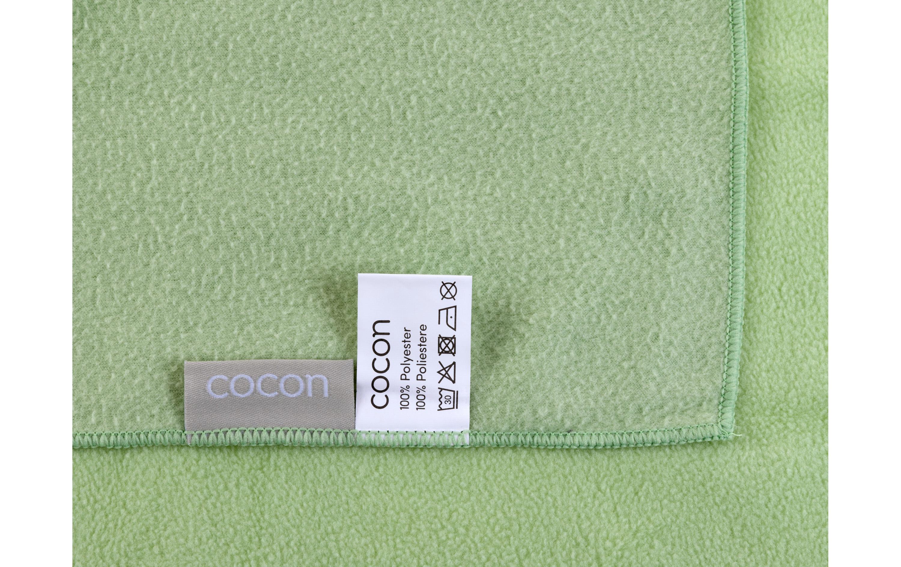 COCON Decke Fleece Polar 150 x 210 cm, Grün