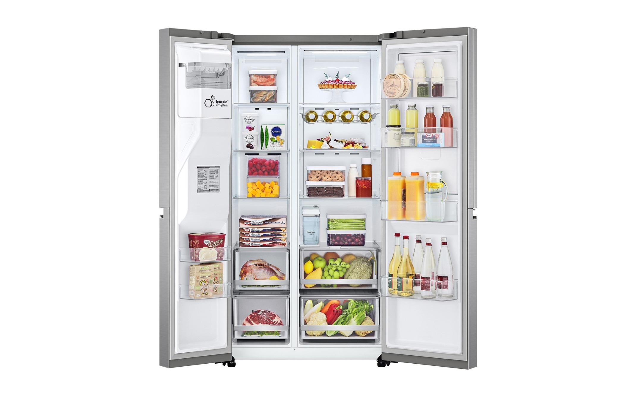 LG Foodcenter GSJV71PZLE Platinum Silver