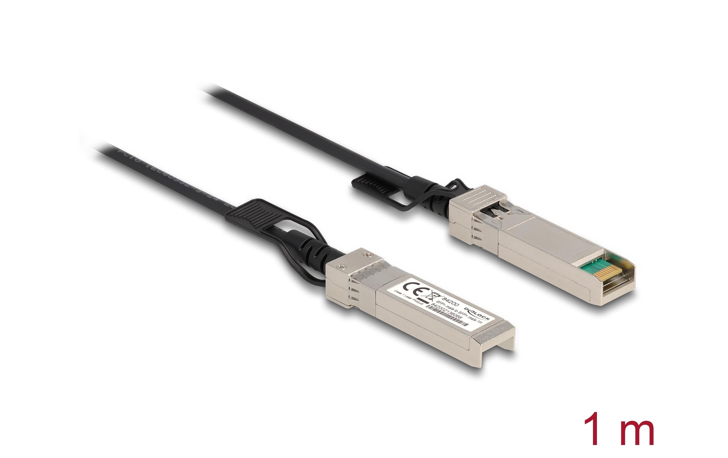 Delock Direct Attach Kabel SFP+/SFP+ 1 m