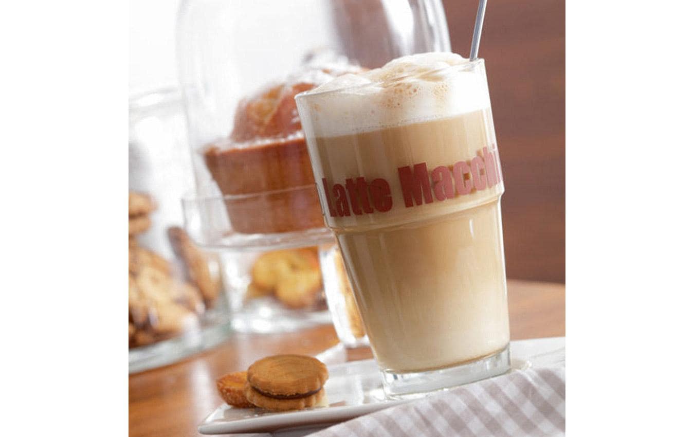 Leonardo Latte Macchiato Becher 410 ml, 2 Stück, Transparent