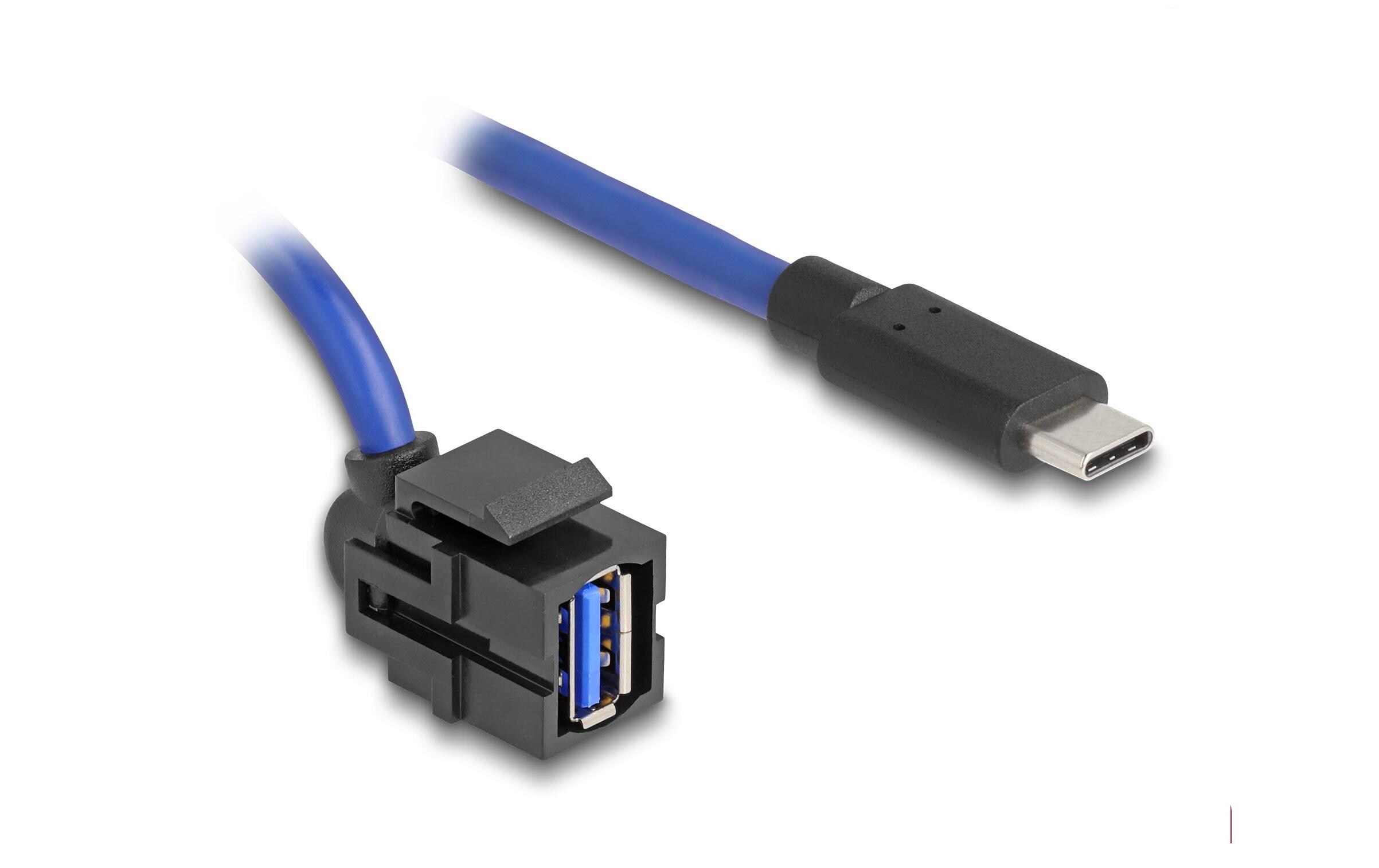 Delock Keystone-Modul USB 5 Gbps A zu USB Type-C