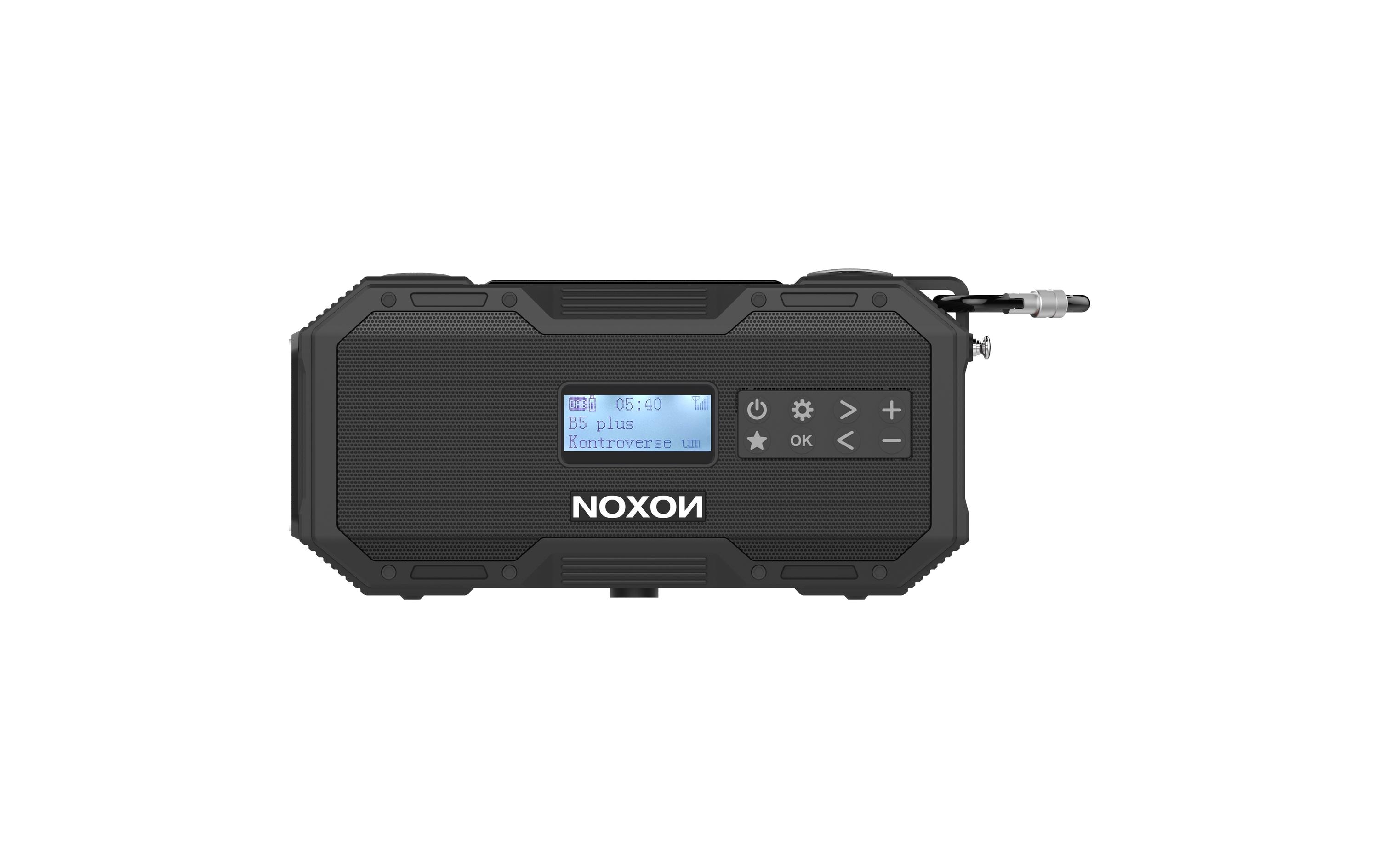 Noxon DAB+ Radio Dynamo Solar 411 Schwarz