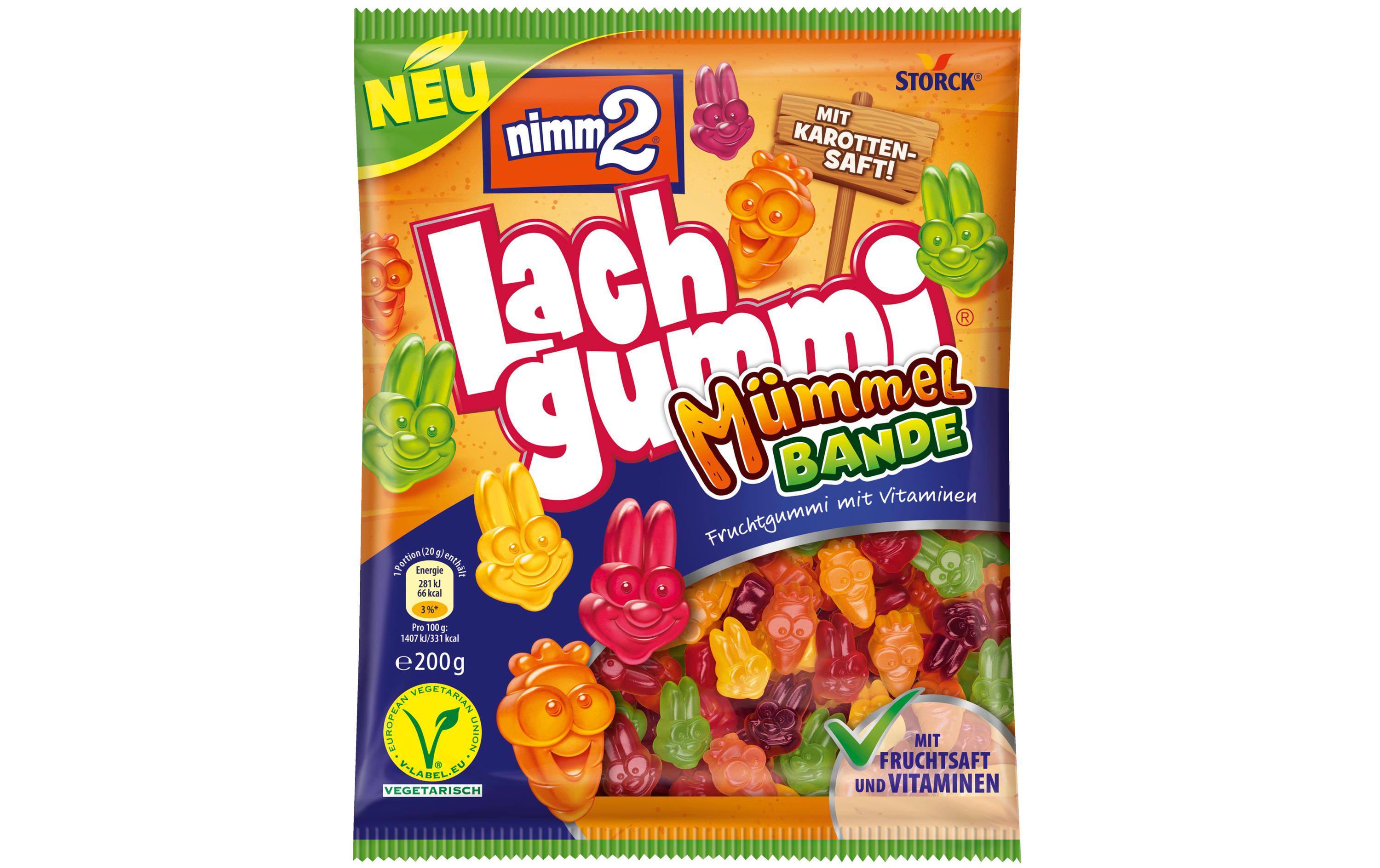 Storck Nimm2 Lachgummi Mümmelbande 200 g