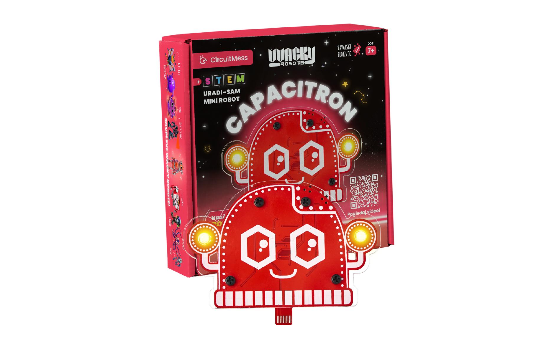 Circuit Mess Wacky Robots – Capacitron -EN-