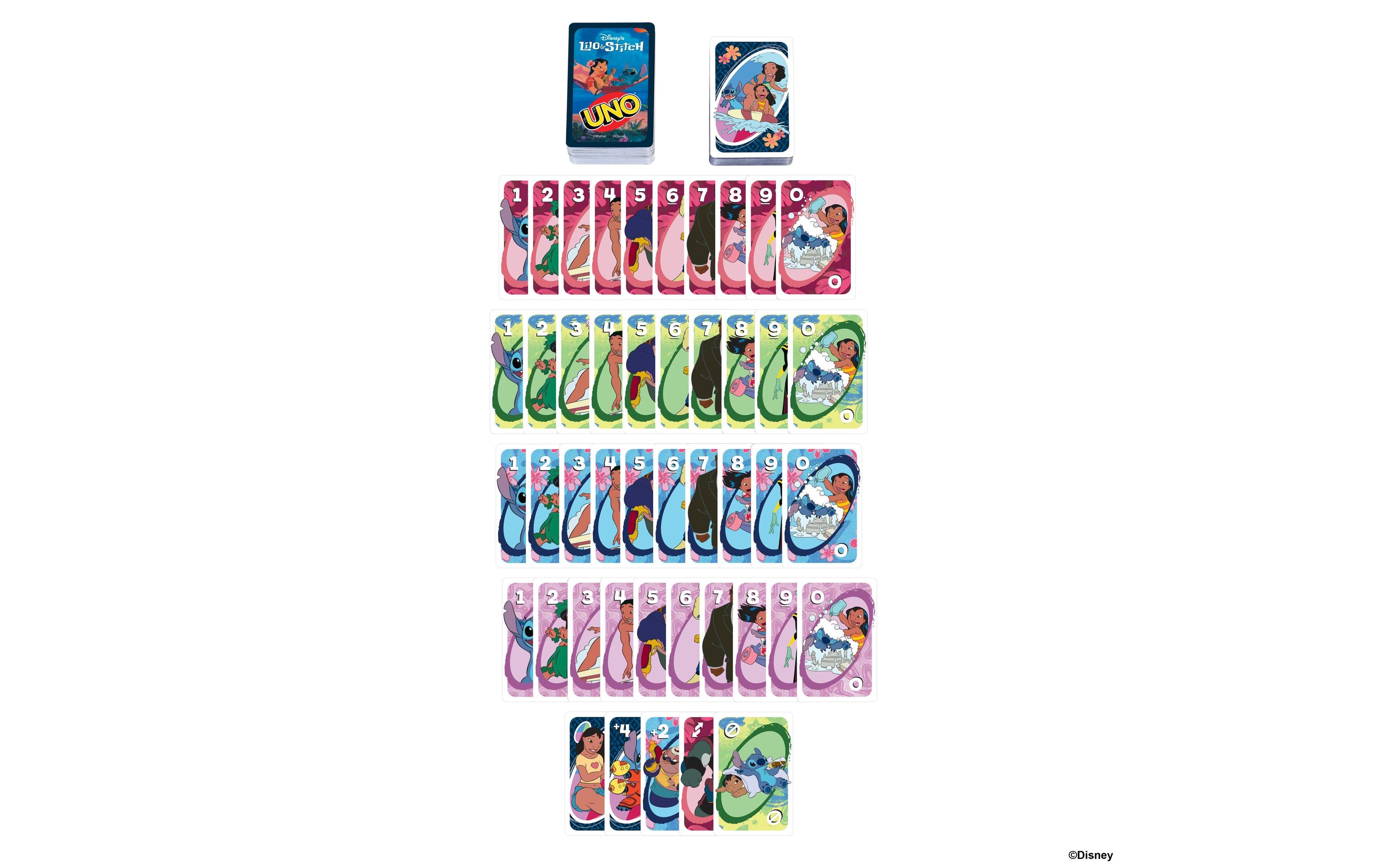 Mattel Spiele UNO Lilo und Stitch