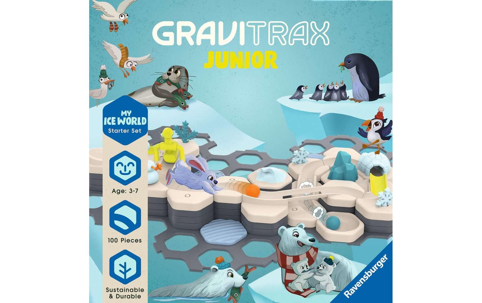 Ravensburger Kugelbahn GraviTrax Junior Starter-Set L Ice