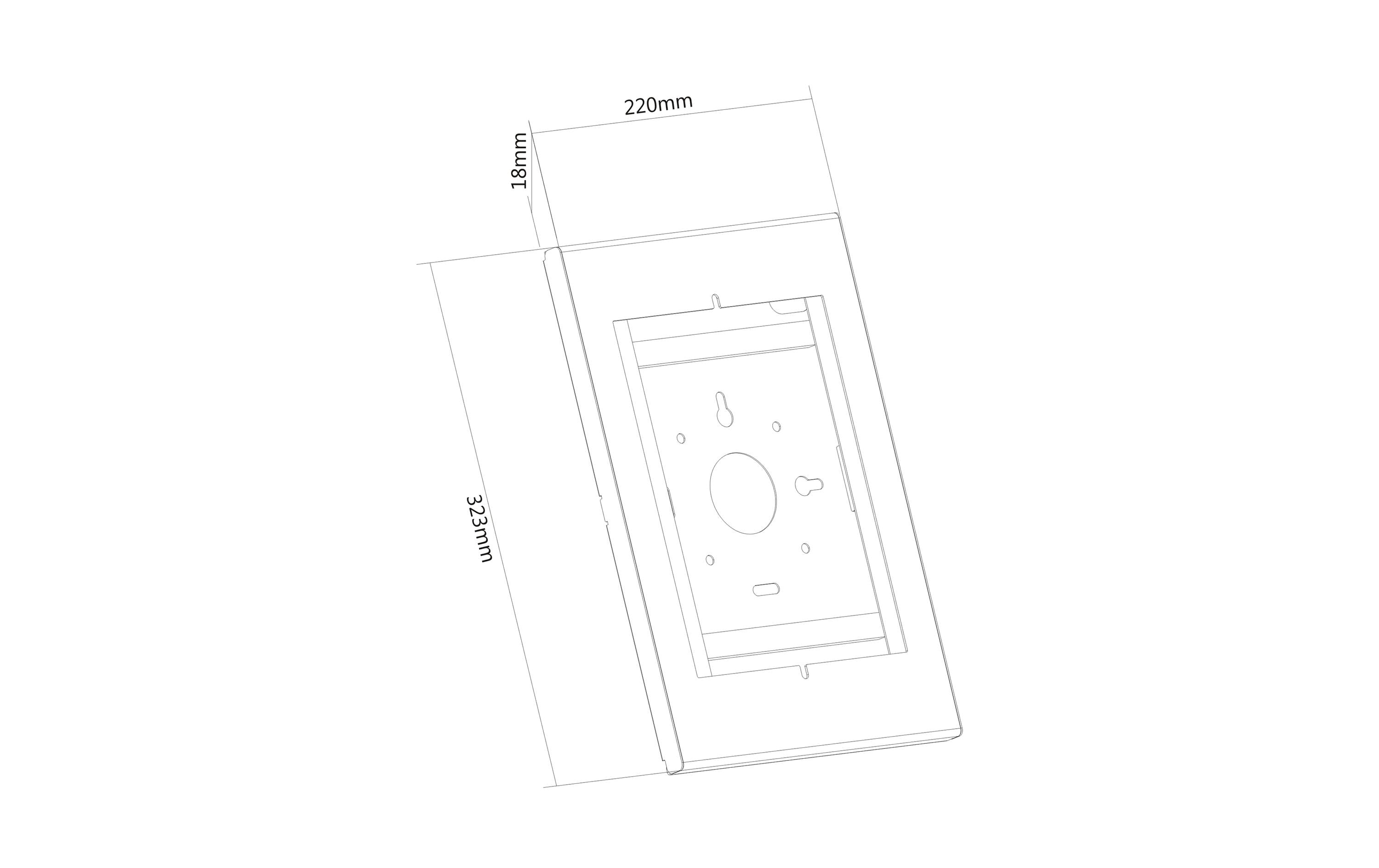 PureMounts Gehäuse PDS-5900 PureMounts DS, Schwarz