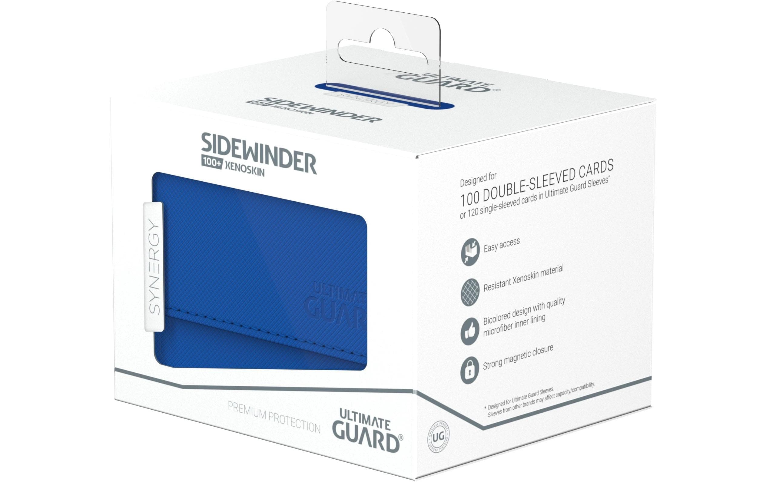 Ultimate Guard Kartenbox XenoSkin Synergy Sidewinder 100+ Blau/Weiss