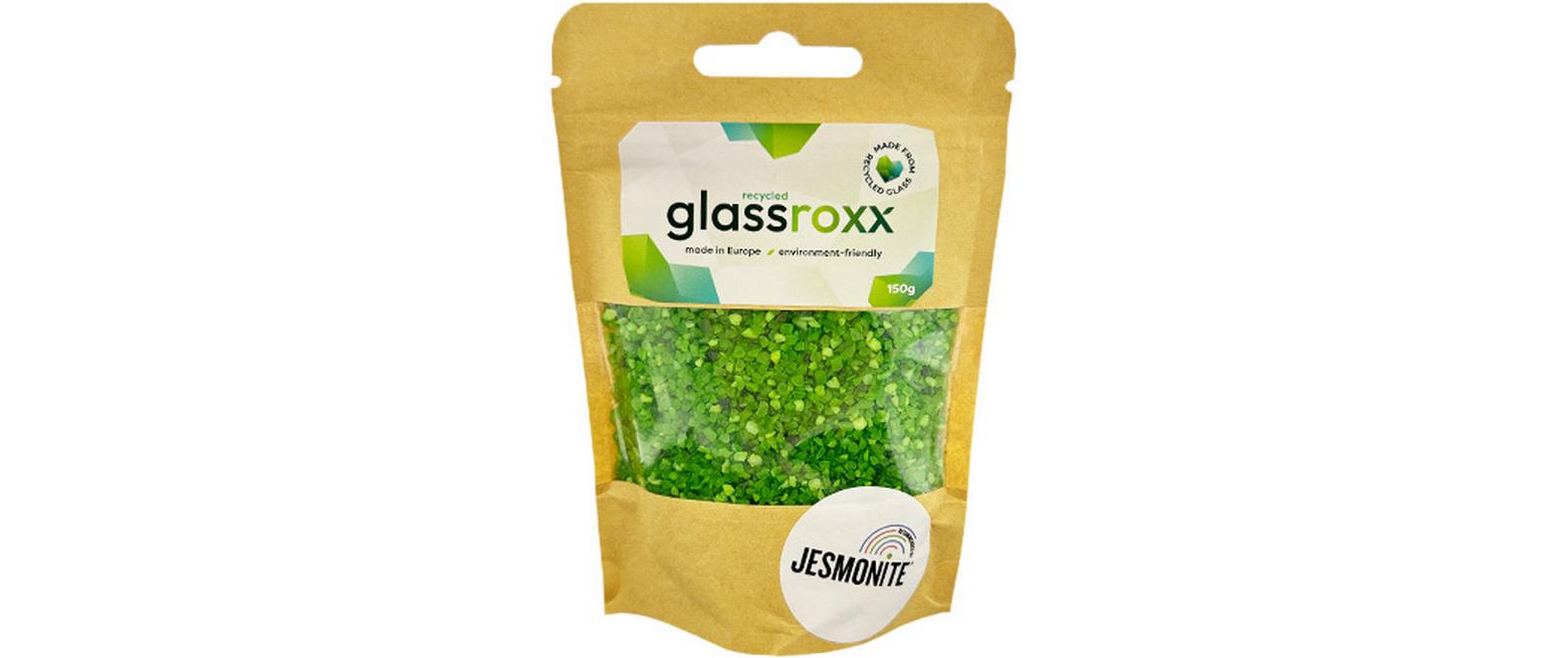 Jesmonite Glass Roxx 150g. Neongrün