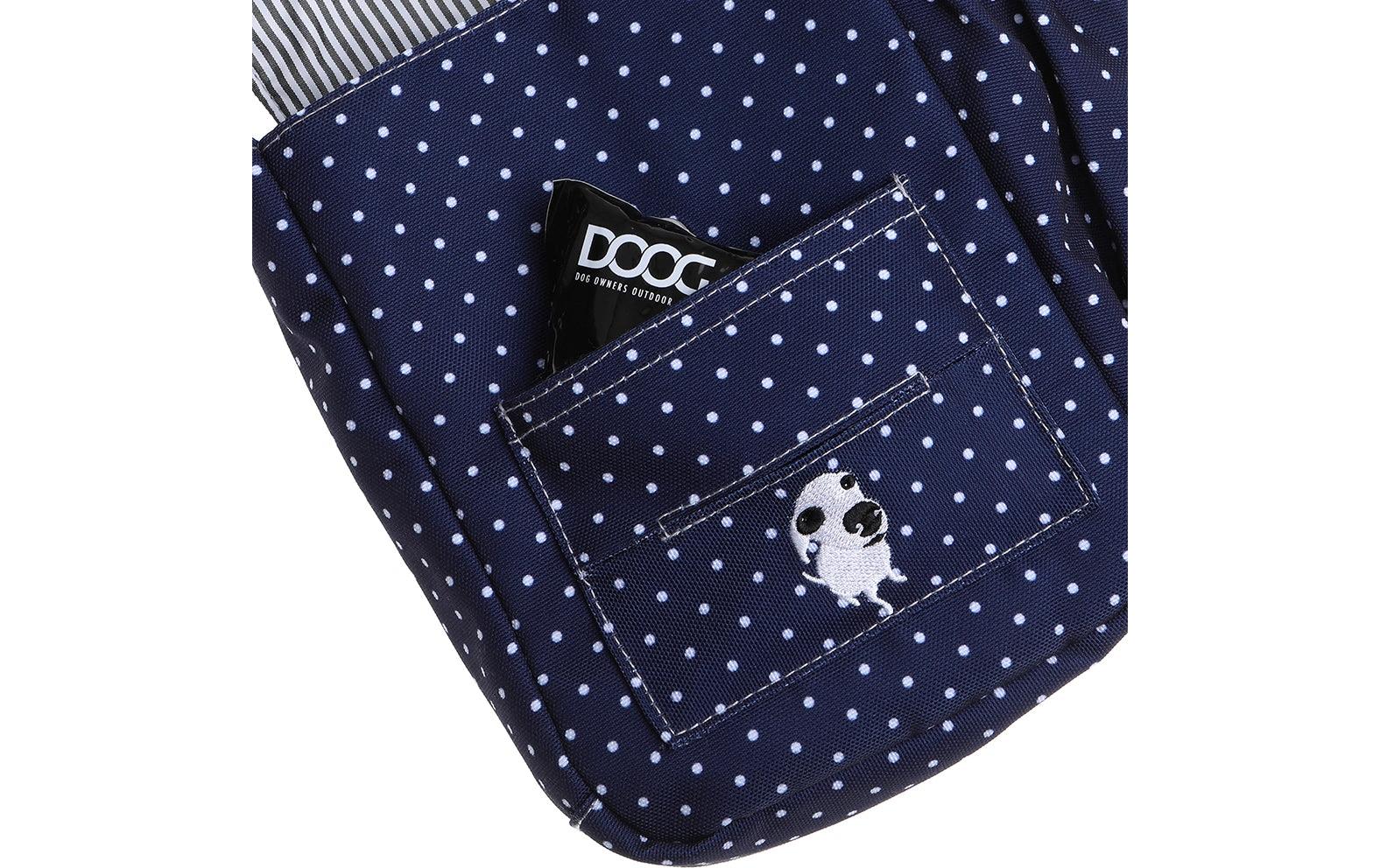 Doog Shoulder Bag Stella Navy / Polka Dots