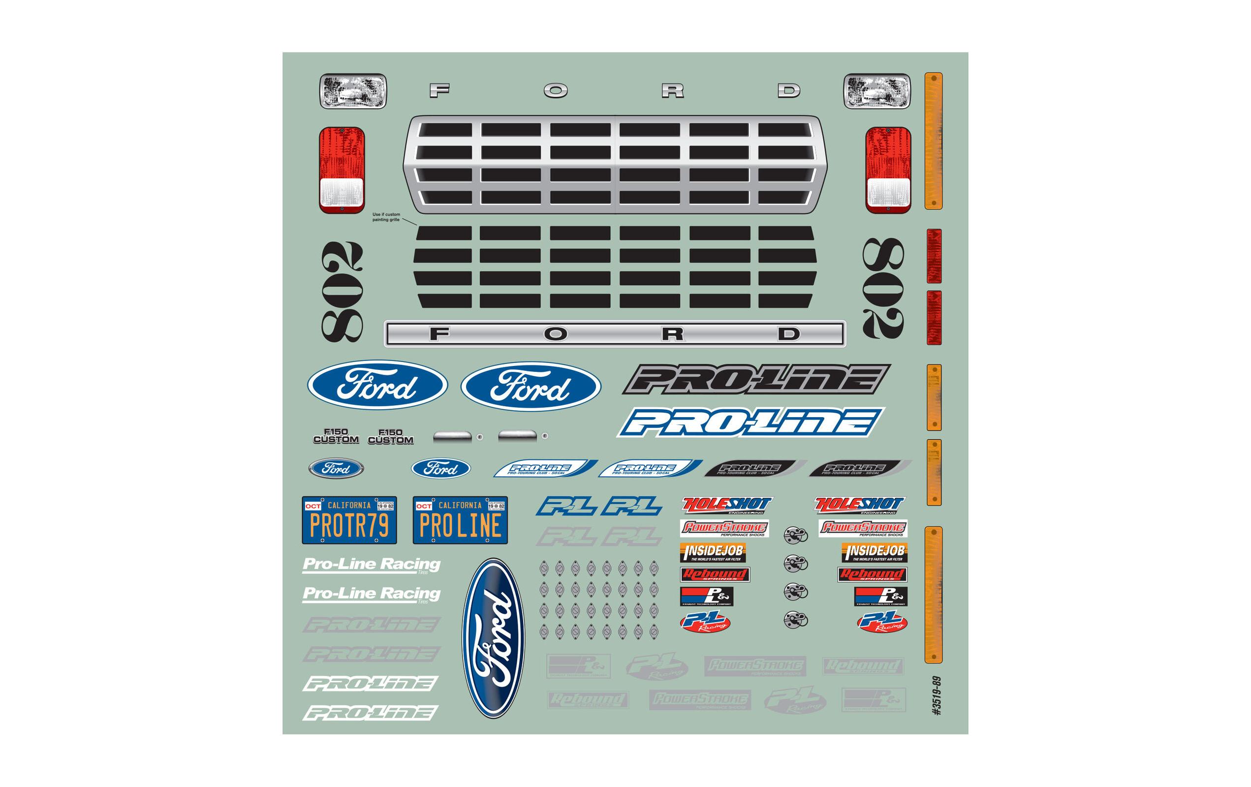 Proline Karosserie Ford F-150 1979 Race Truck unlackiert, 1:10