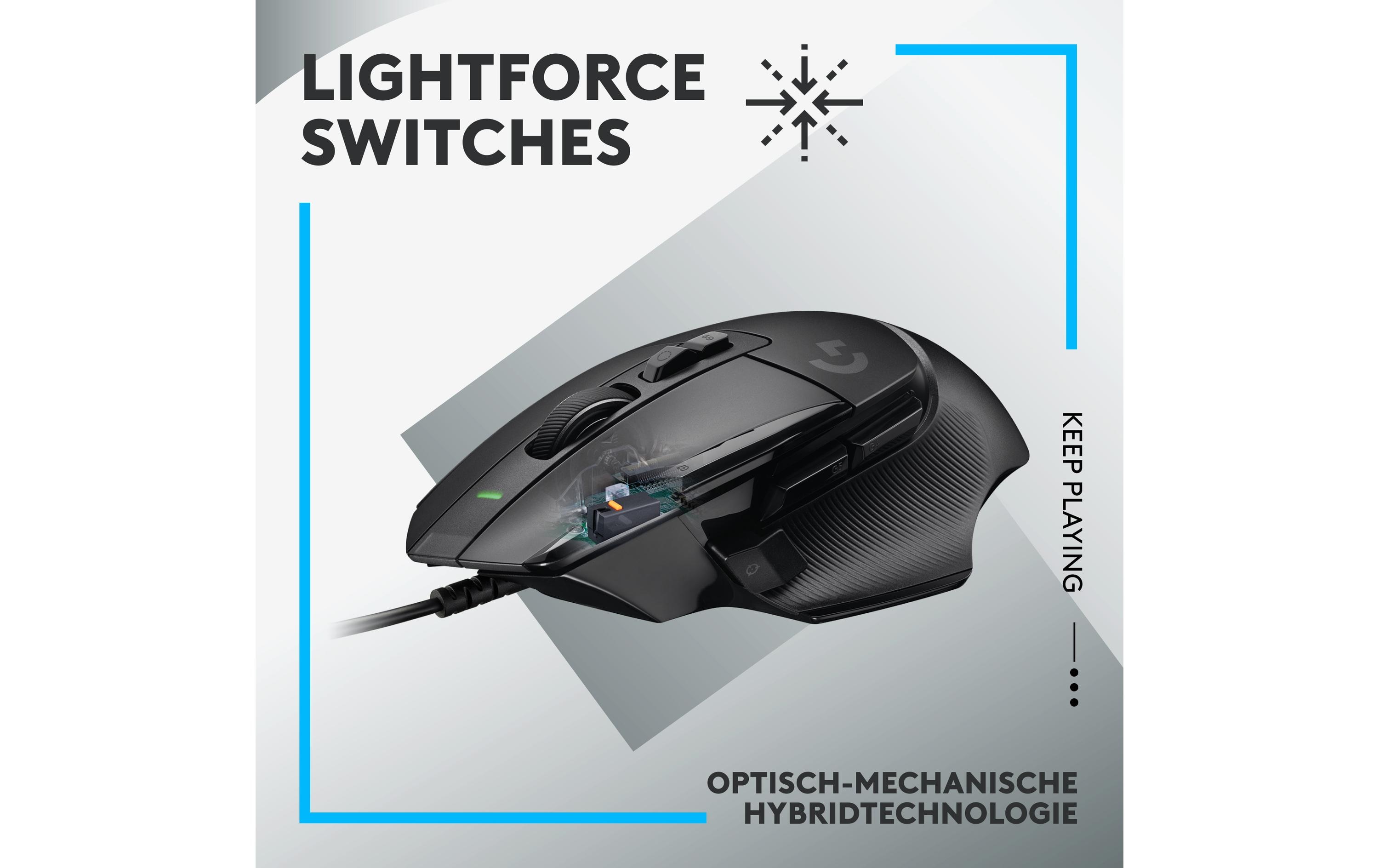 Logitech Gaming-Maus G502 X Schwarz