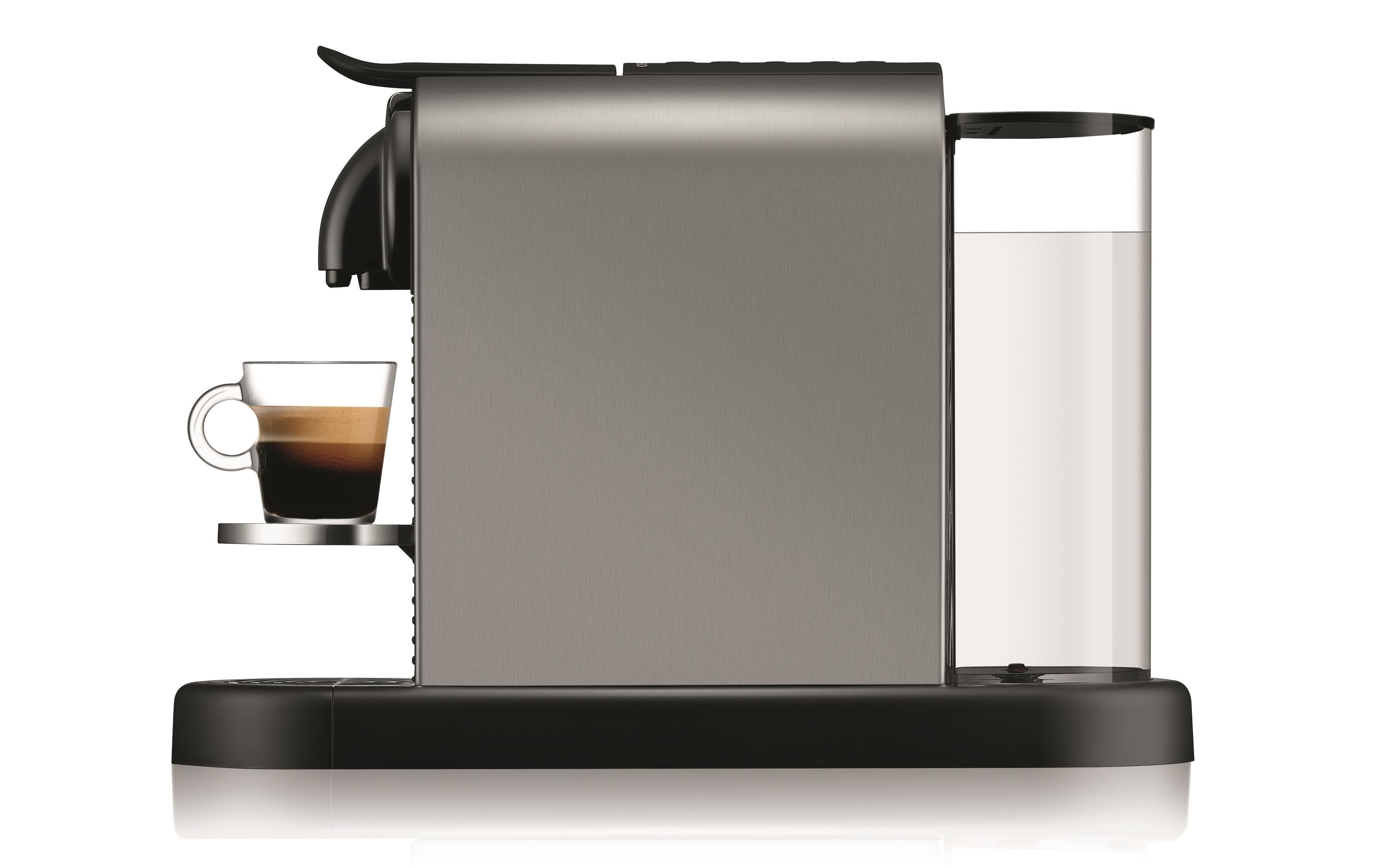 De'Longhi Kaffeemaschine Nespresso Citiz Platinum EN220.T Grau