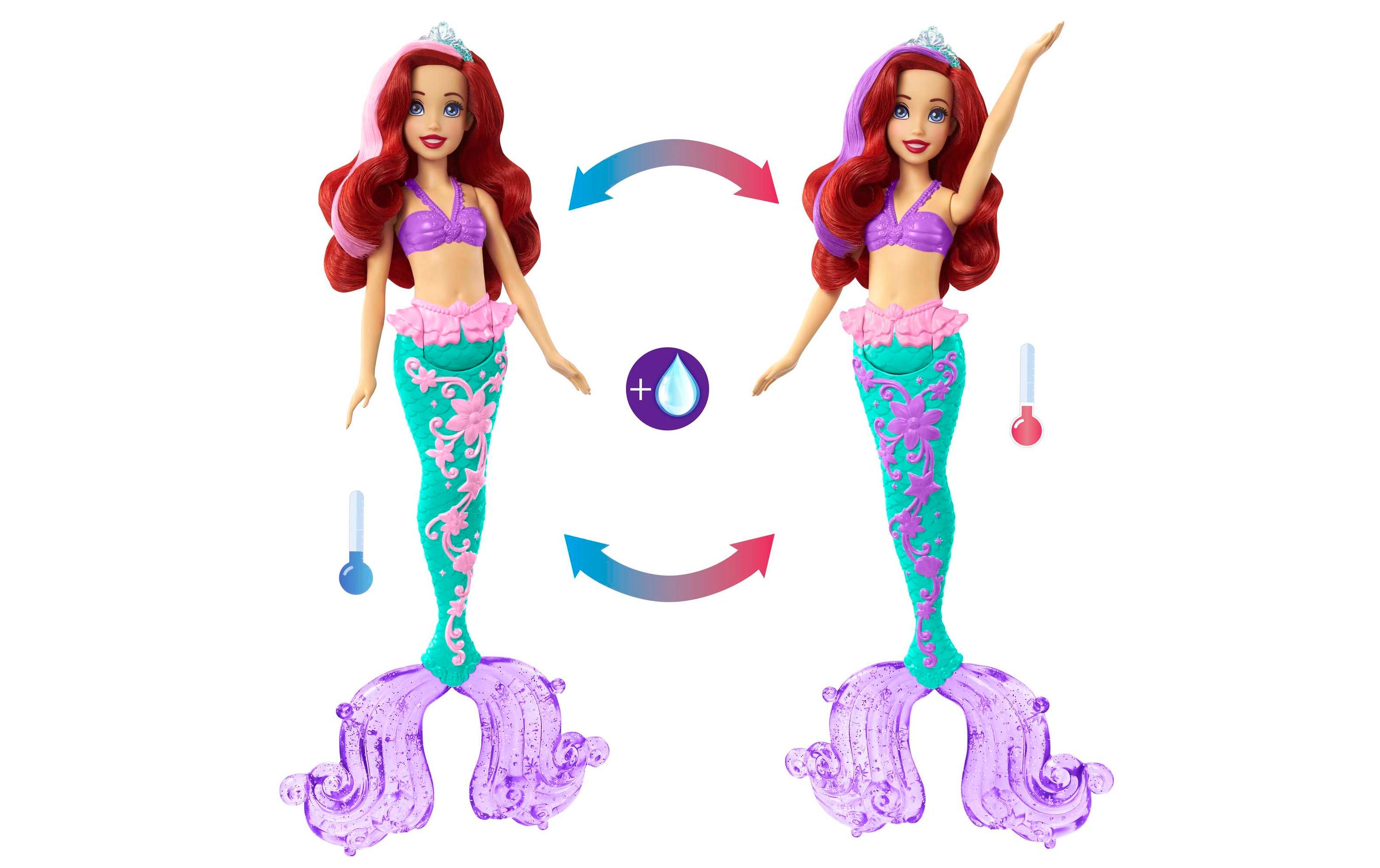 Disney Princess Puppe Disney Prinzessin Hair Feature Arielle