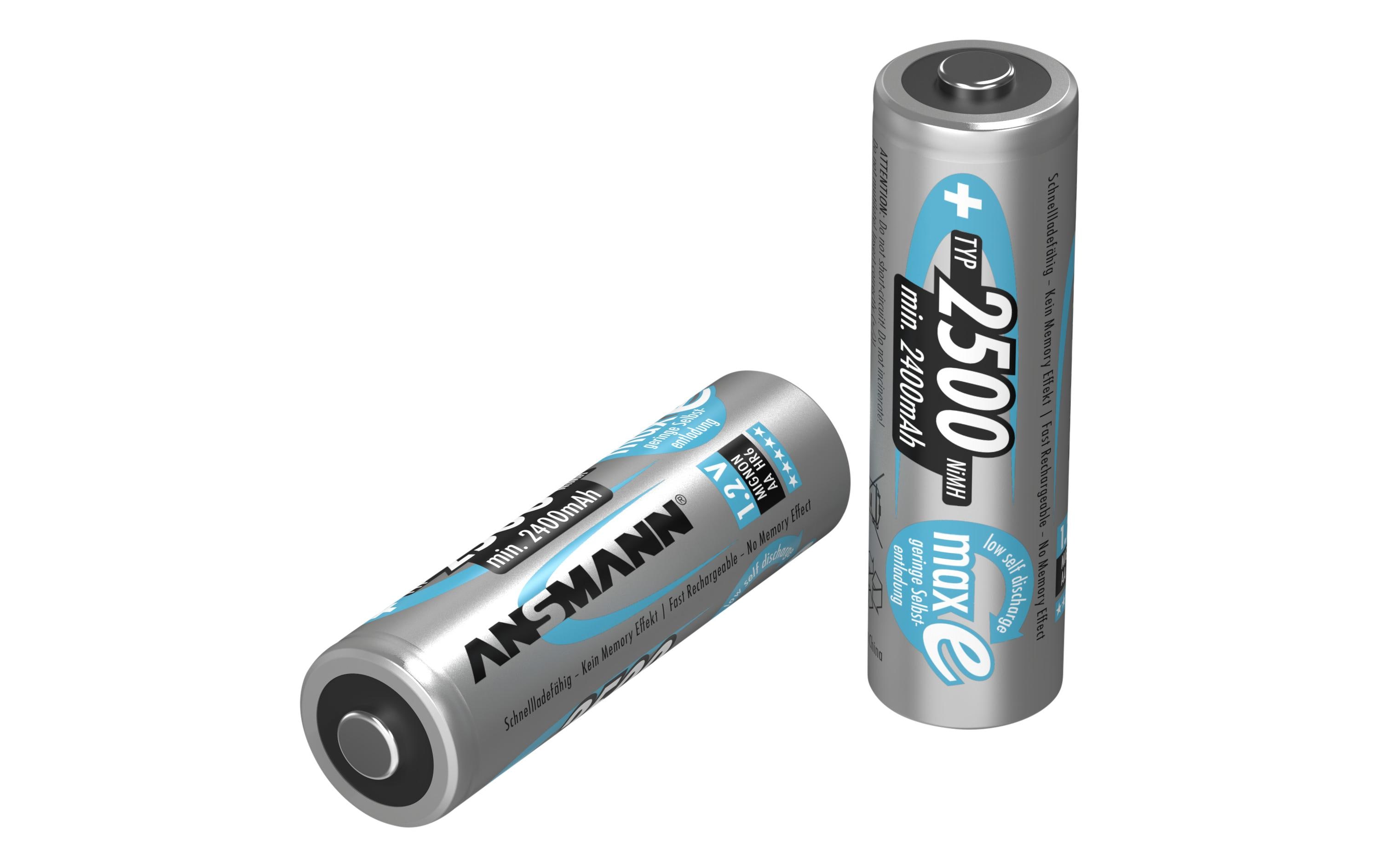 Ansmann Akku 2x AA Typ 2500 2400 mAh