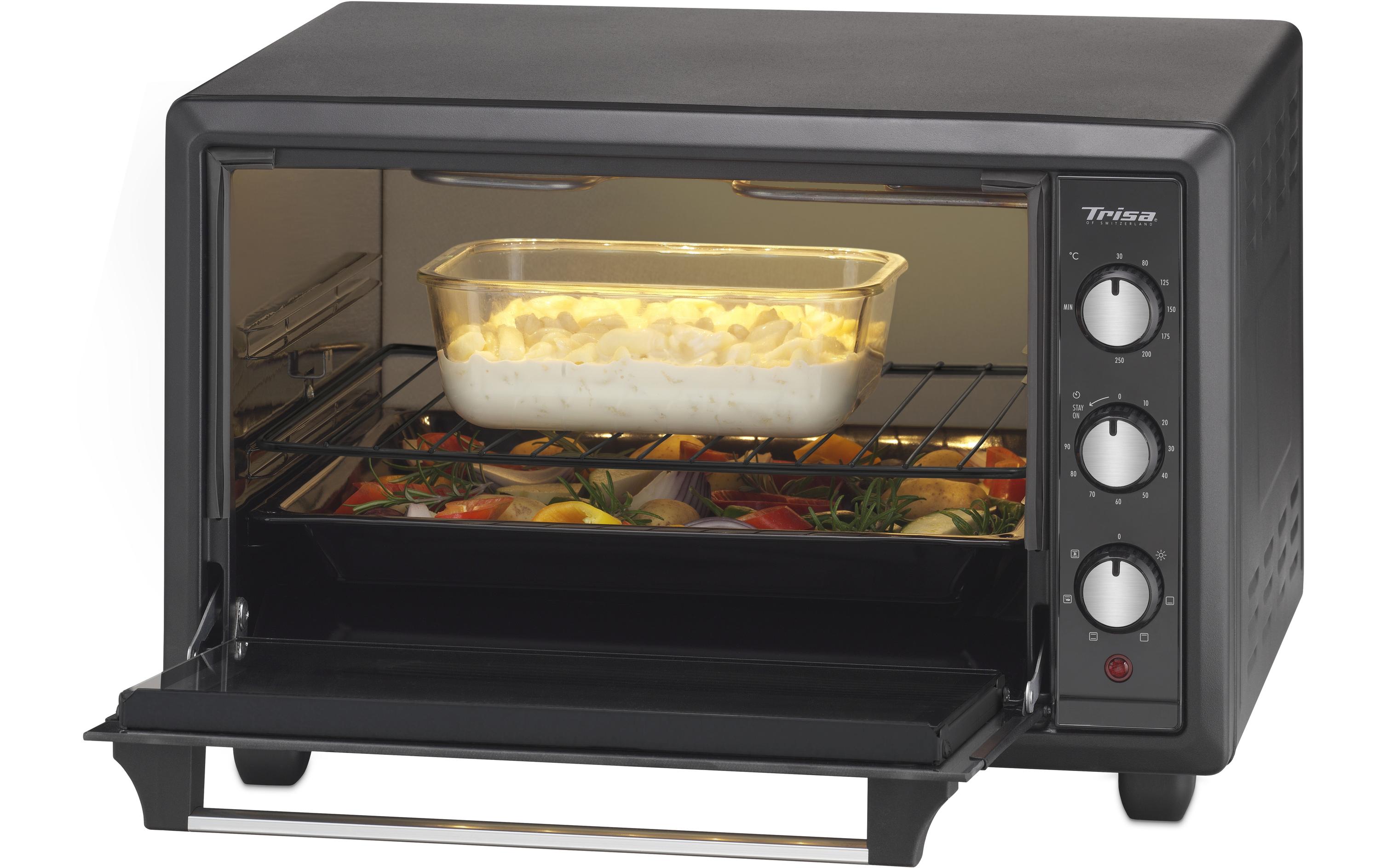 Trisa Backofen Forno Gusto 34 l, Schwarz