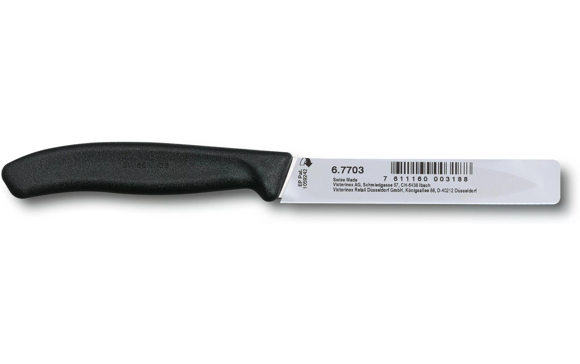 Victorinox Gemüsemesser Swiss Classic 10 cm, Schwarz