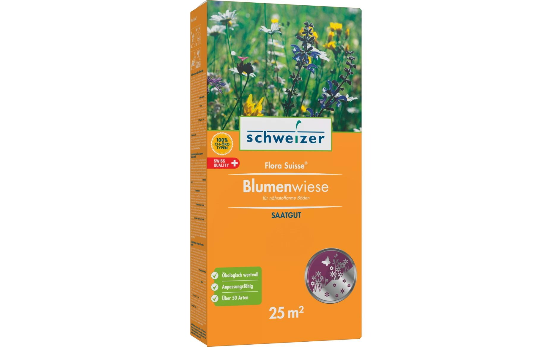 Eric Schweizer Saatgut Blumenwiese Flora Suisse, 500 g