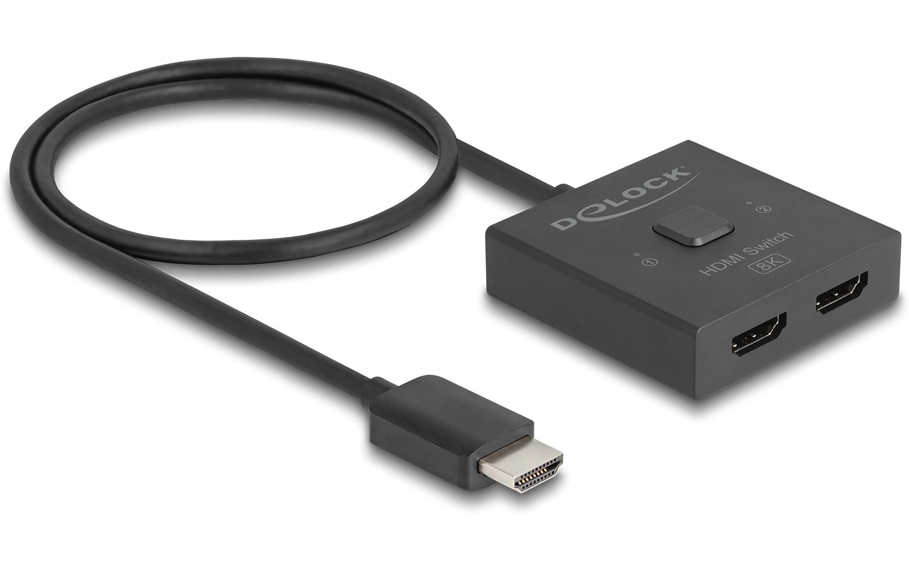 Delock Verteiler 2 Port HDMI Switch Bidirektional