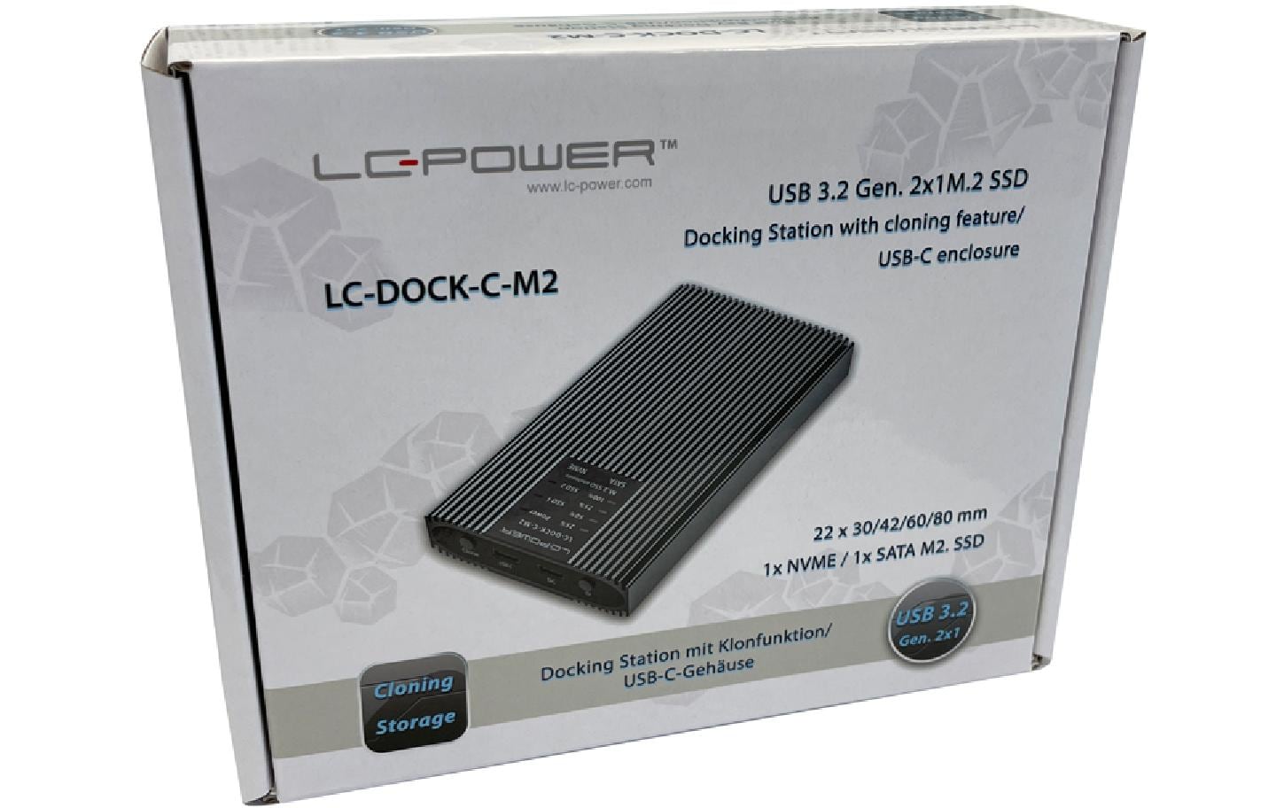 LC-Power Dockingsstation LC-DOCK-C-M2