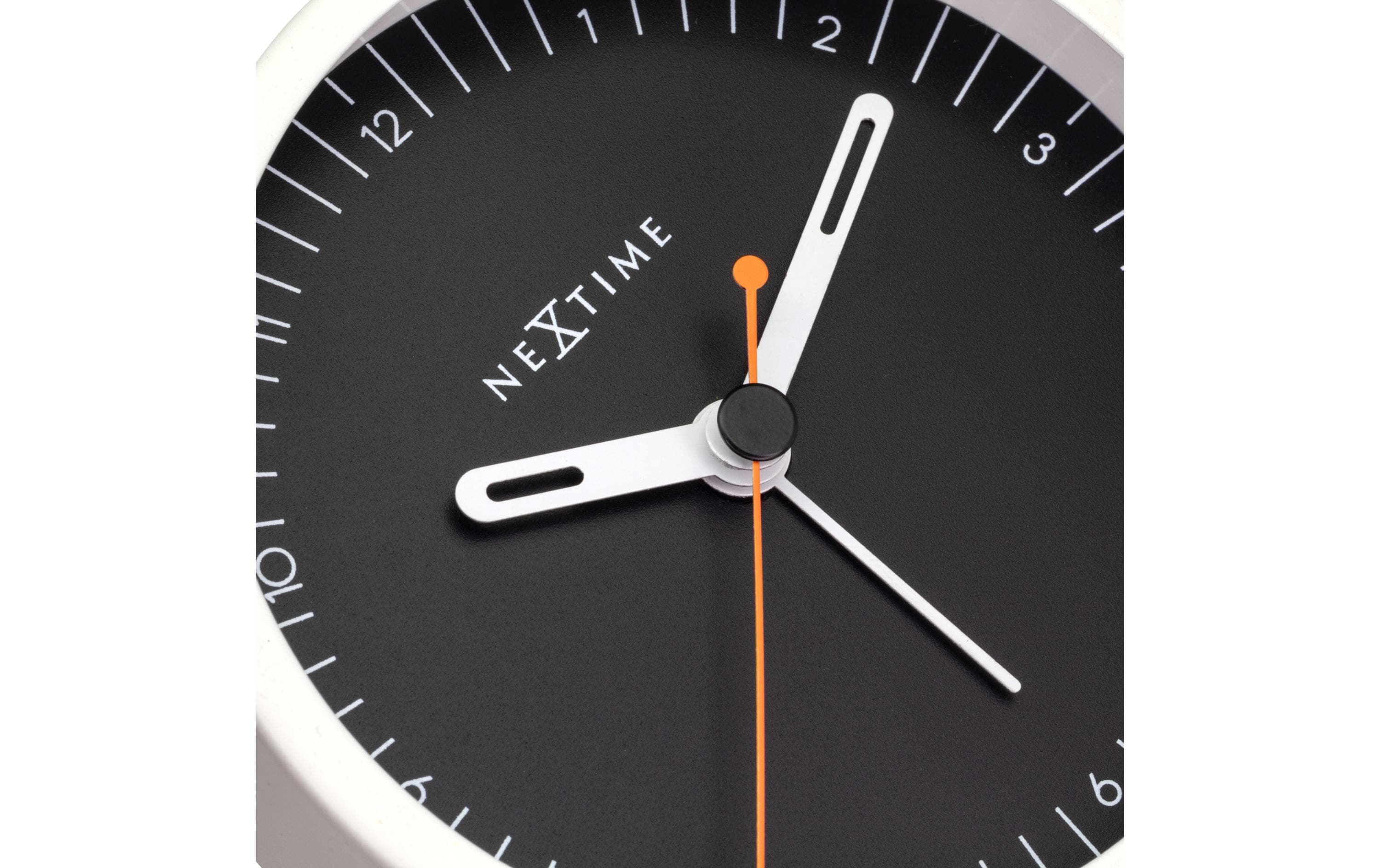 NeXtime Klassischer Wecker Small Schwarz/Weiss