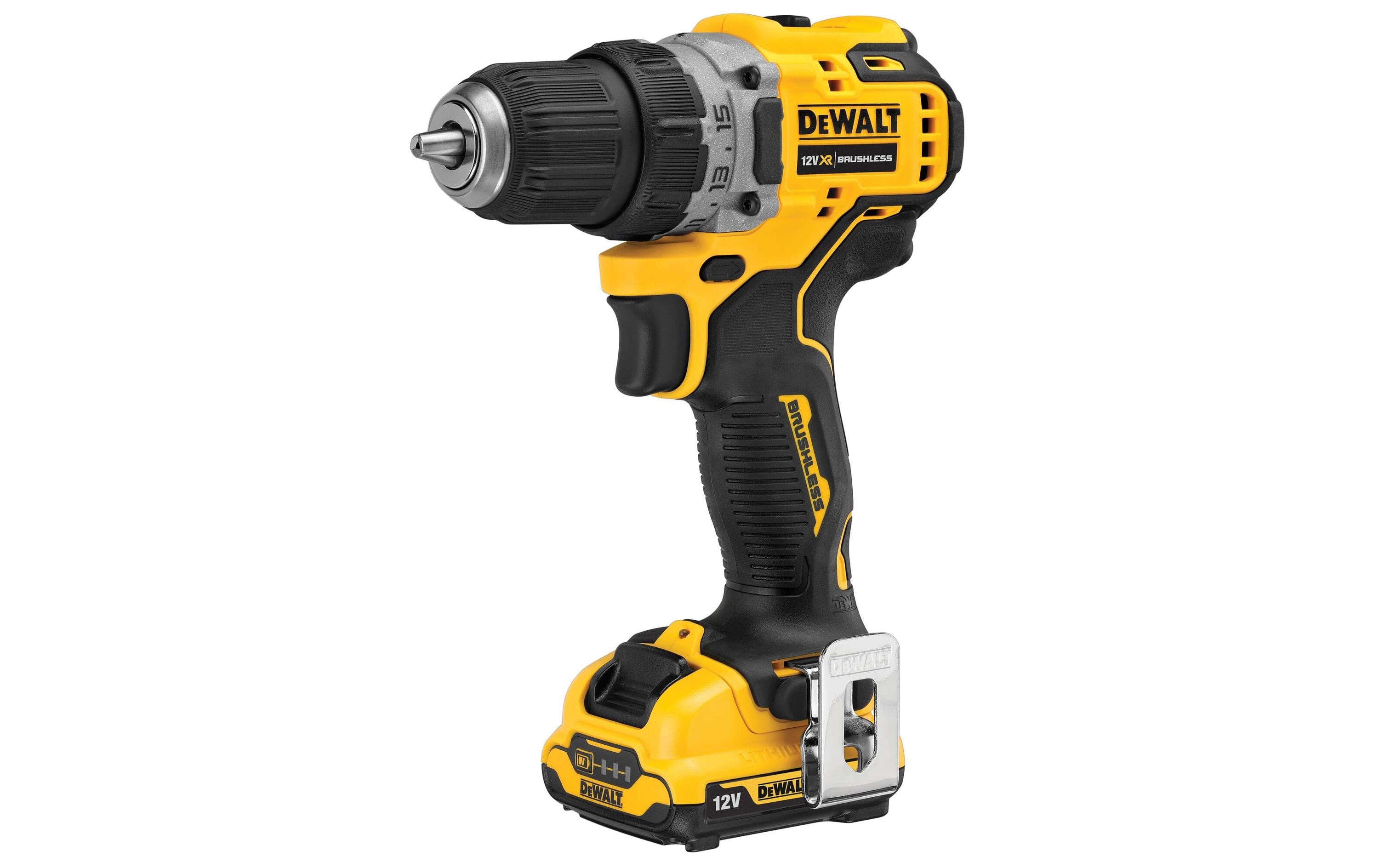 DeWalt Akku-Bohrschrauber 12 V, 2 x 2 Ah Akku, Kit