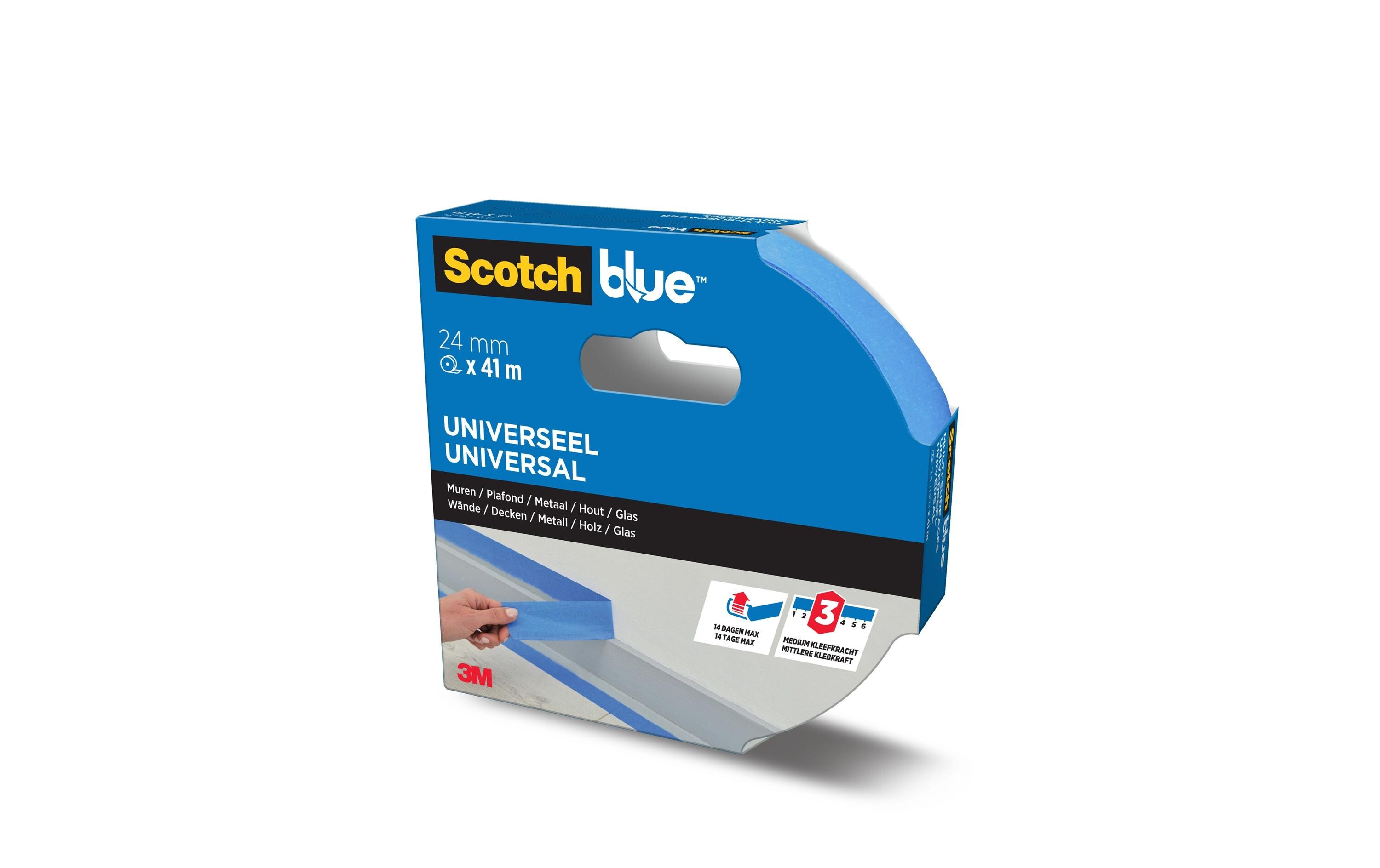 3M Malerabdeckband ScotchBlue Premium 24 mm x 41 m, Blau