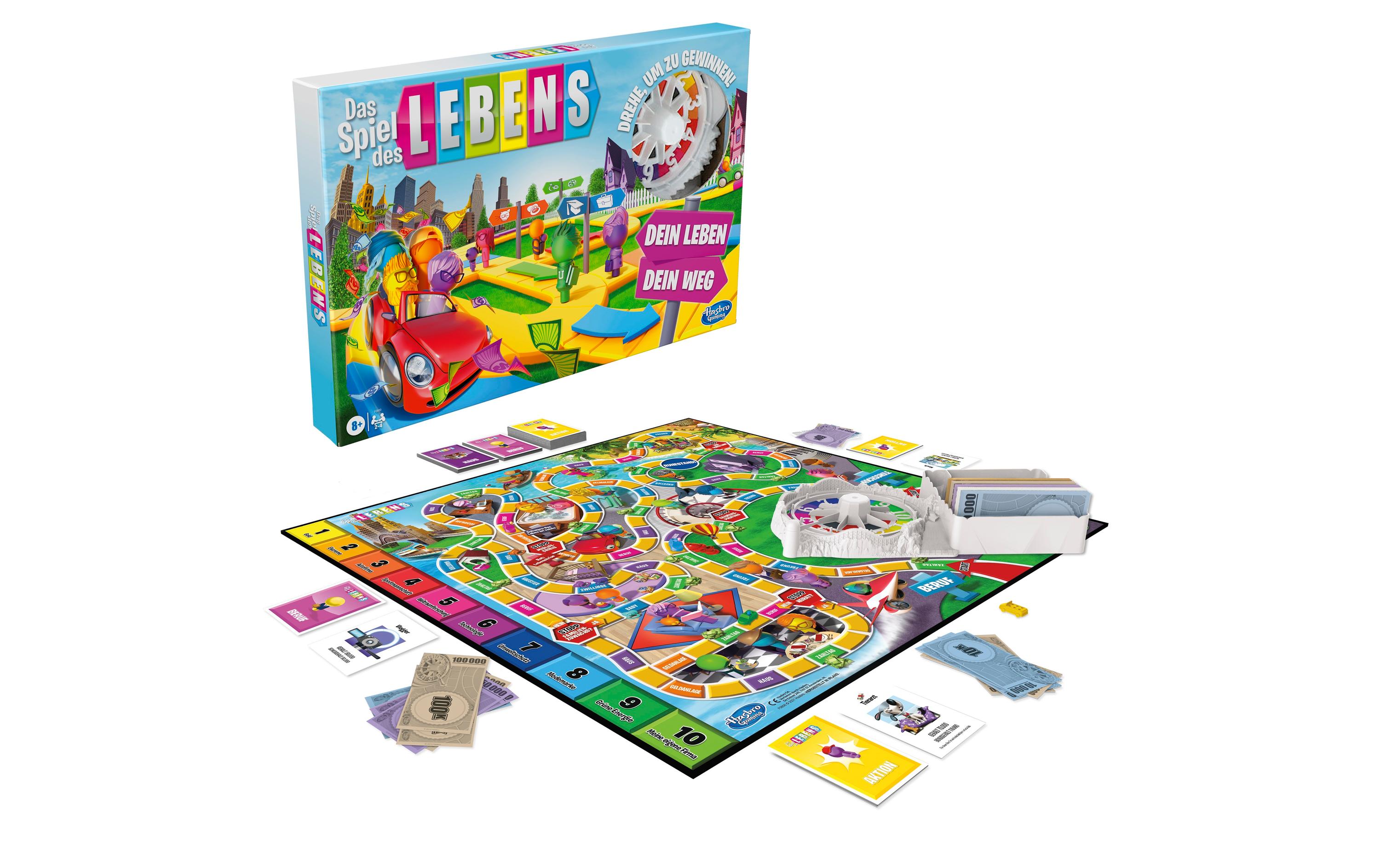 Hasbro Gaming Familienspiel Das Spiel des Lebens