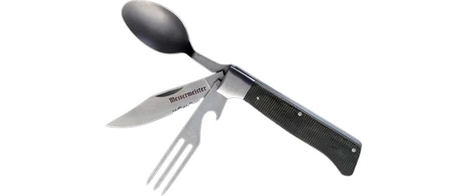 Messermeister Outdoor-Besteck-Set Adventure Chef Grün/Silber