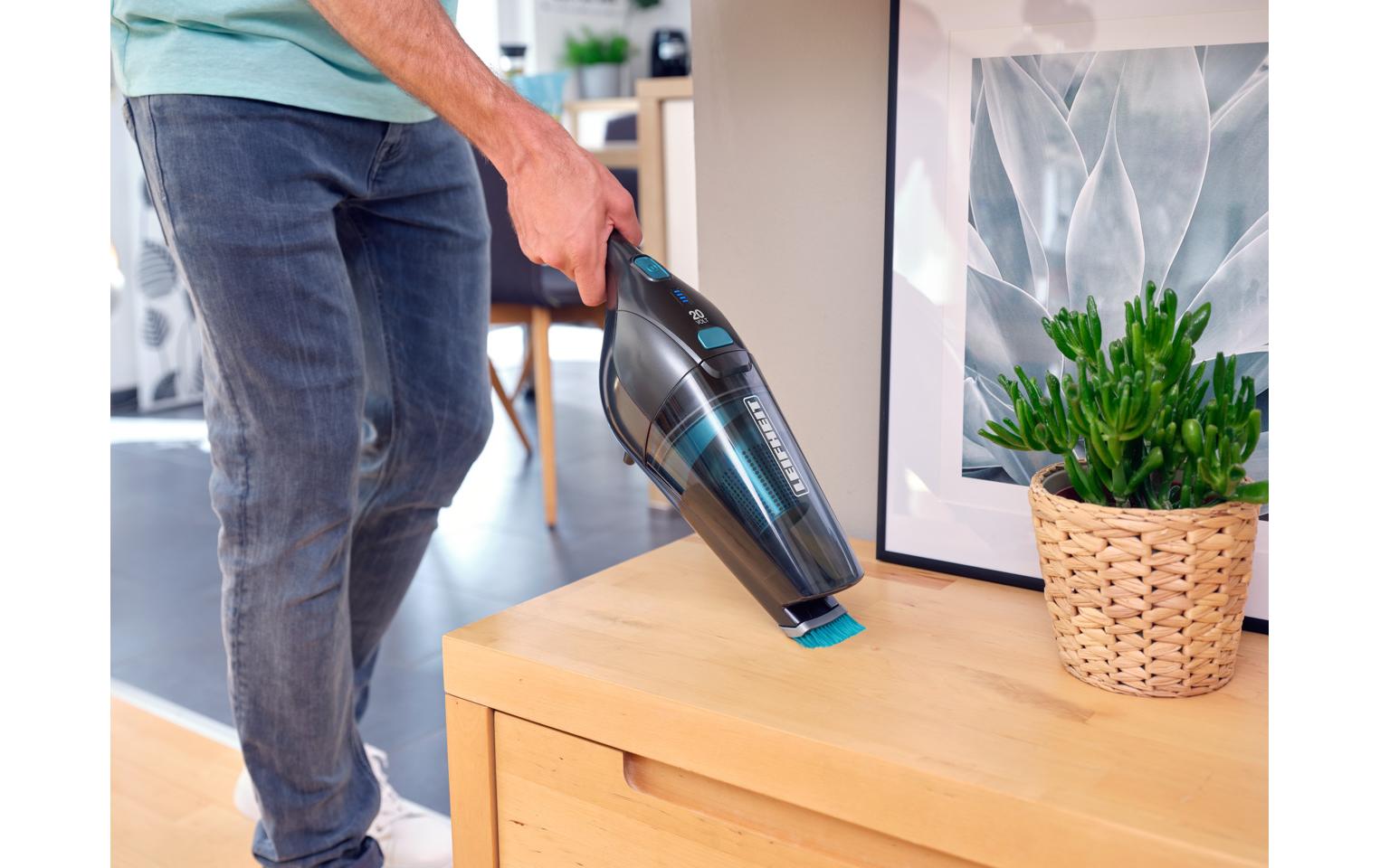 Leifheit Akku-Hand- und Stielsauger Rotaro PowerVac 2in1 Schwarz