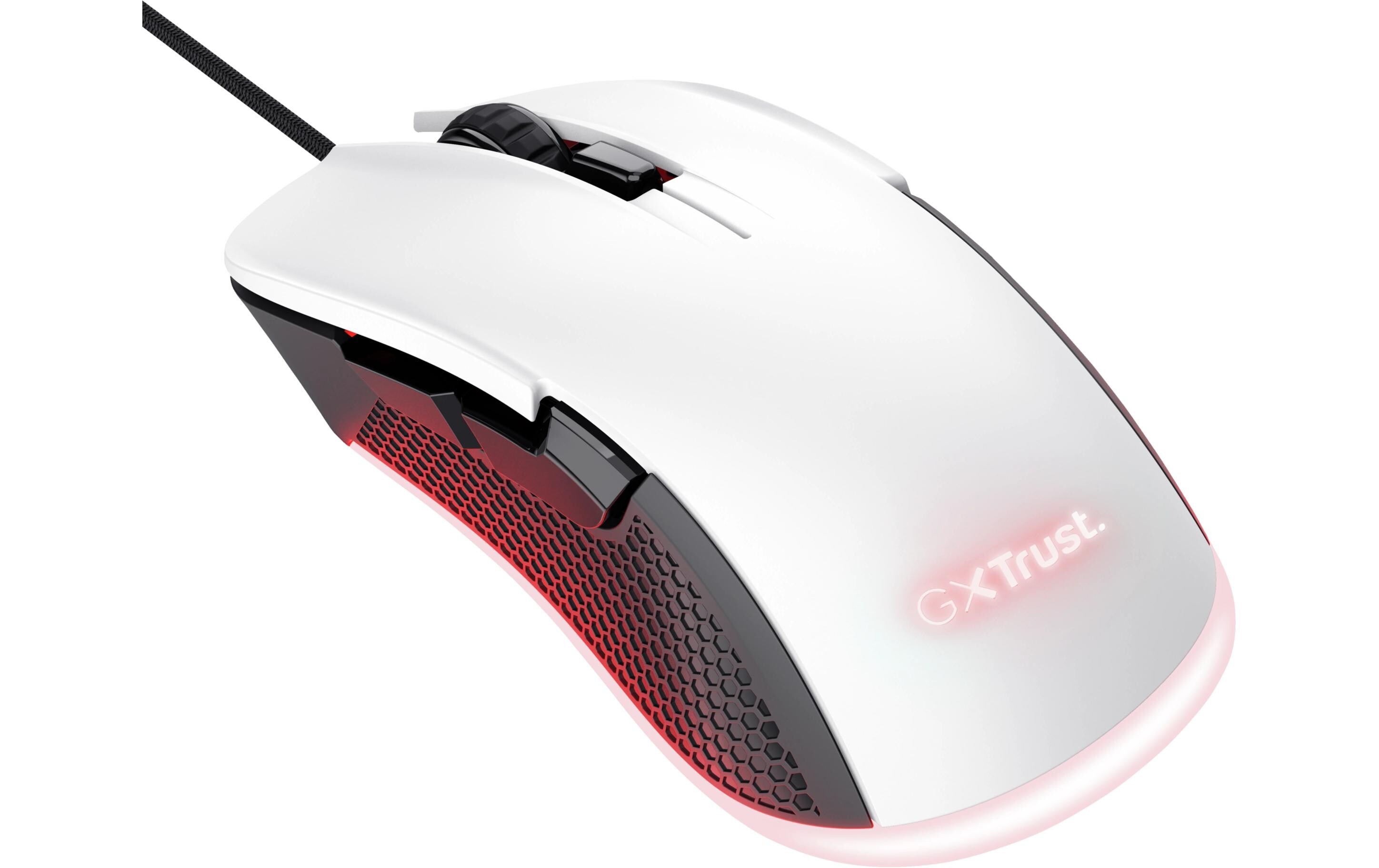 Trust Gaming-Maus GXT922 Ybar Weiss