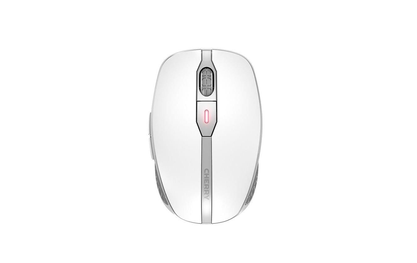 Cherry Tastatur-Maus-Set DW 9100 Slim Weiss / Silber