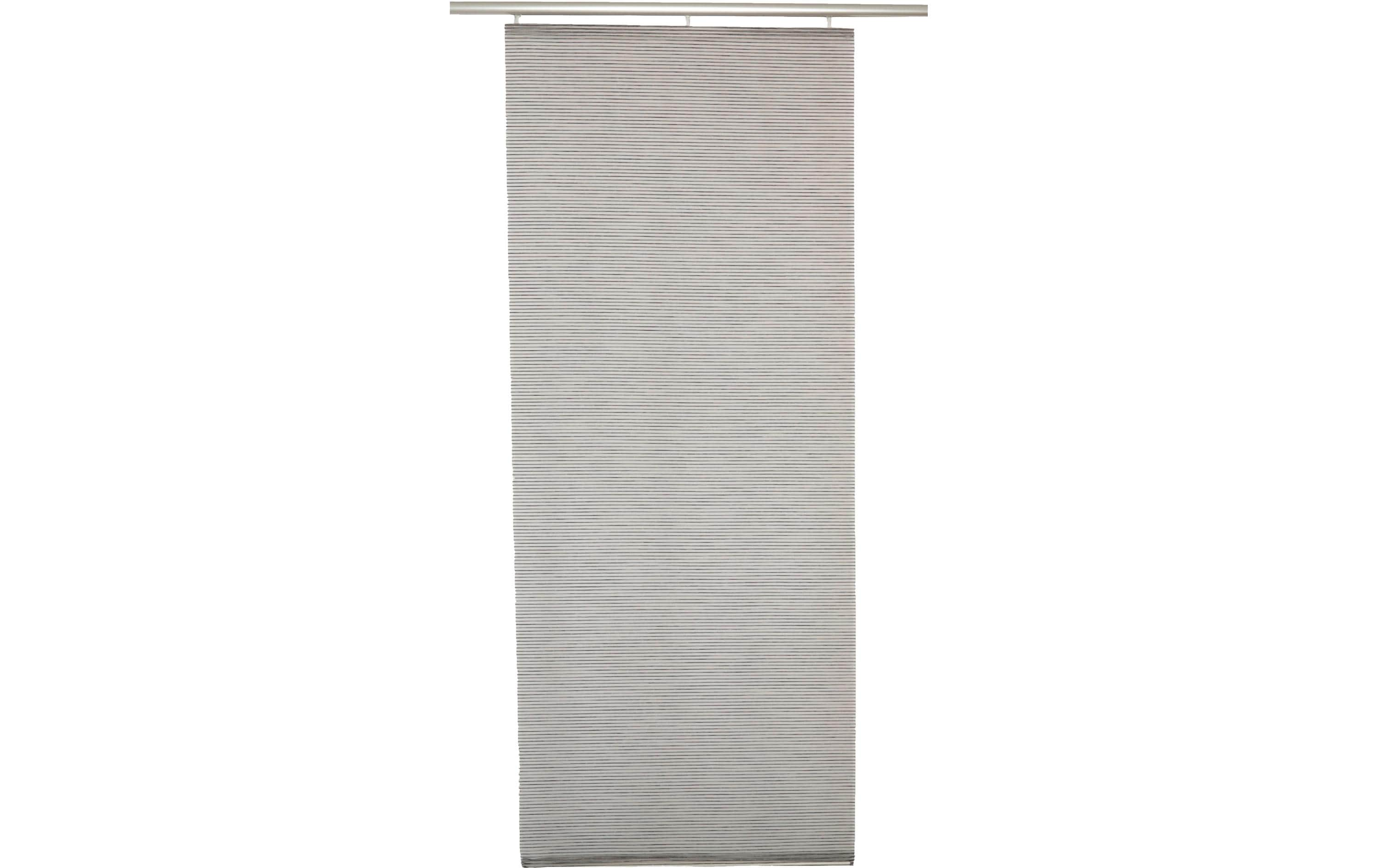 Hubatka Flächenvorhang Uni 60 cm x 240 cm, Grau