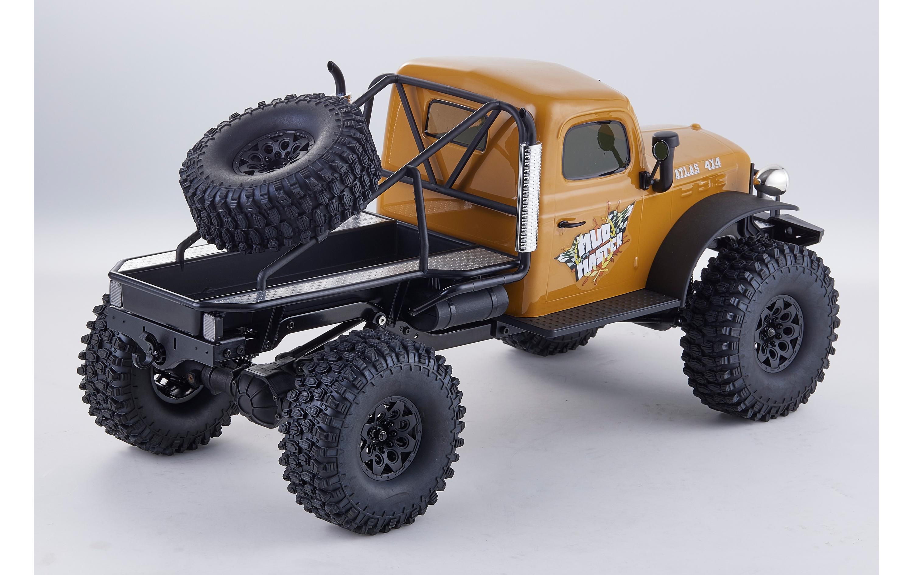 RocHobby Scale Crawler Atlas Mud Master 4WD Gelb, ARTR, 1:10