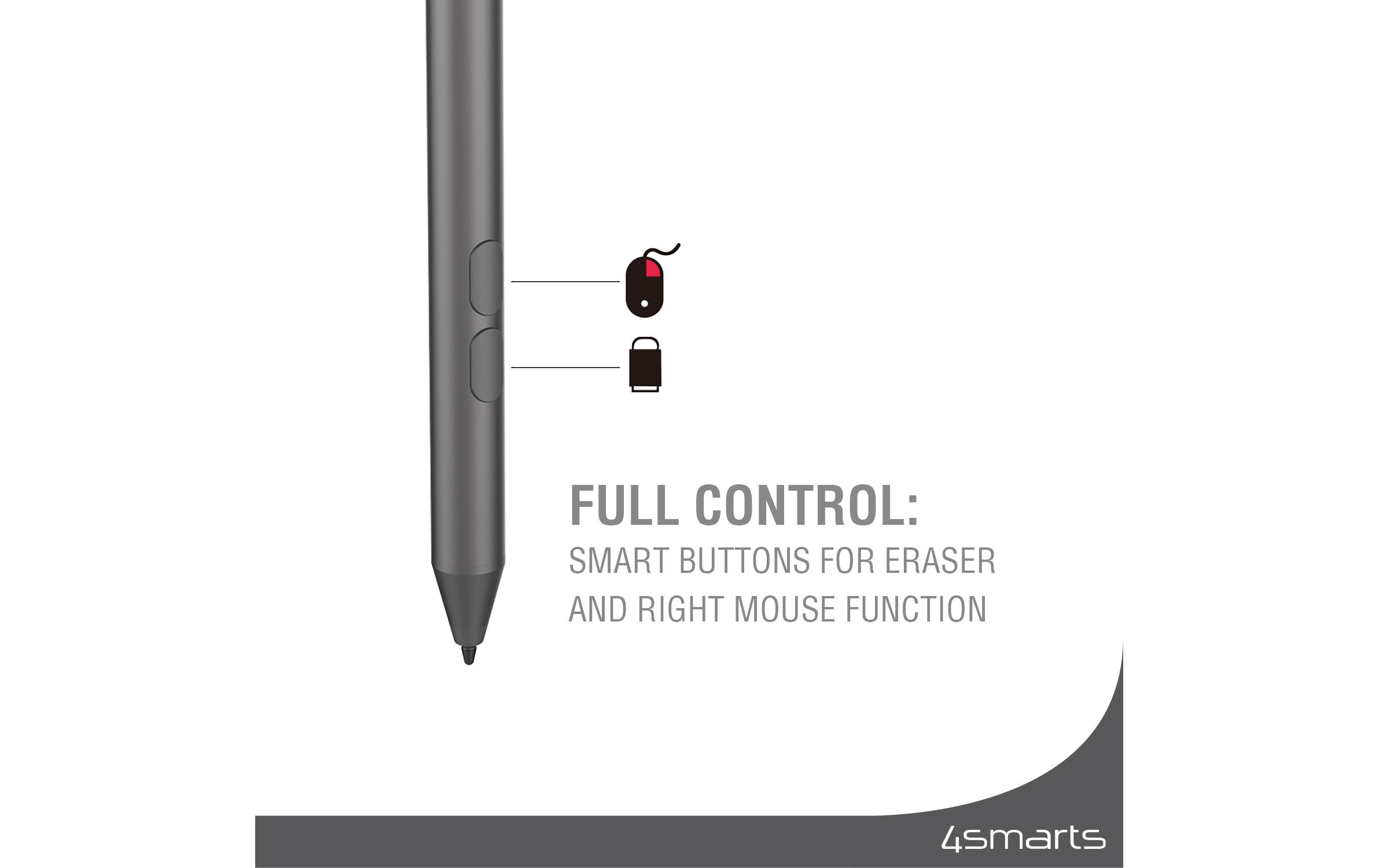 4smarts Eingabestift MPP Dunkelgrau