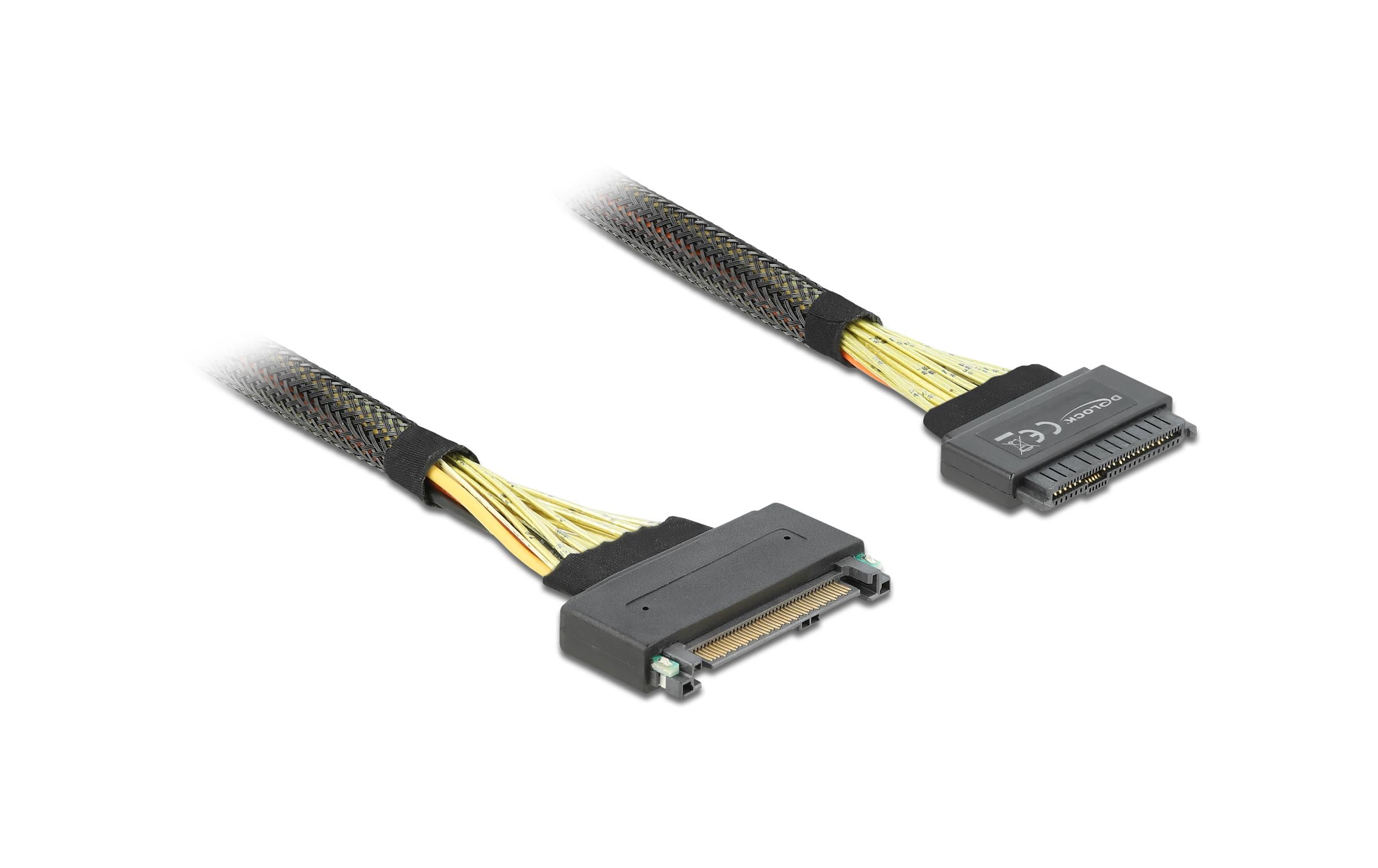 Delock SAS-Kabel SFF-8639 - SFF-8639 Verlängerung, 1m 100 cm