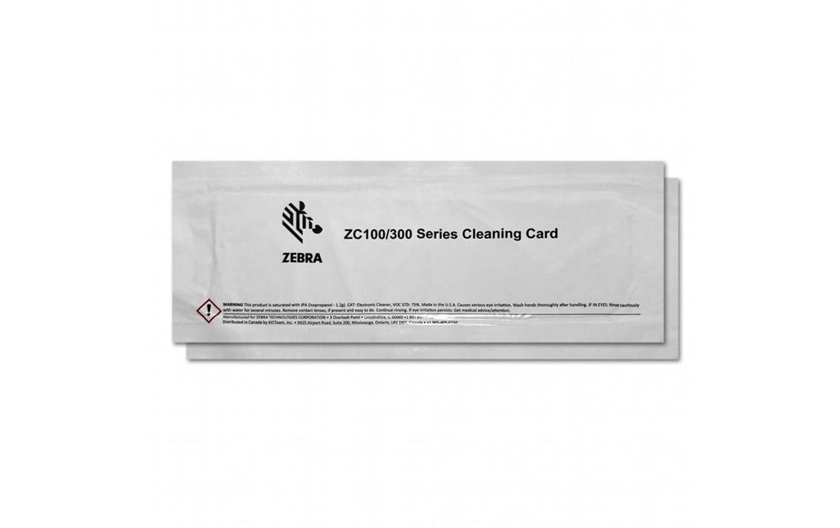 Zebra Technologies Reinigungsmaterial ZC100/300/350 Cleaning Cards