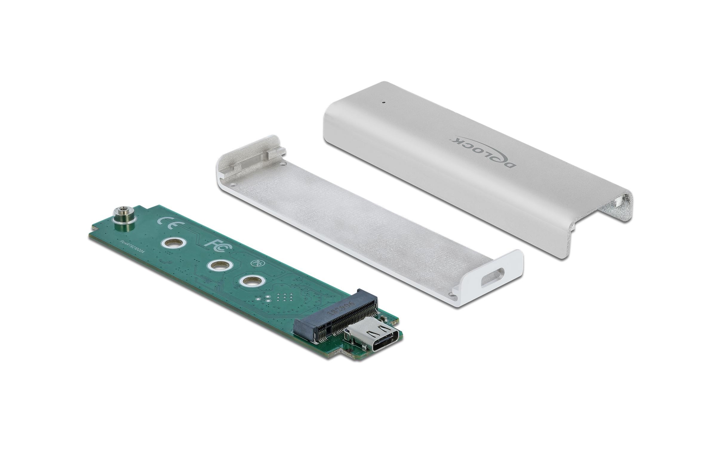 Delock Externes Gehäuse USB-C - M.2 Key-M, NVME Extern