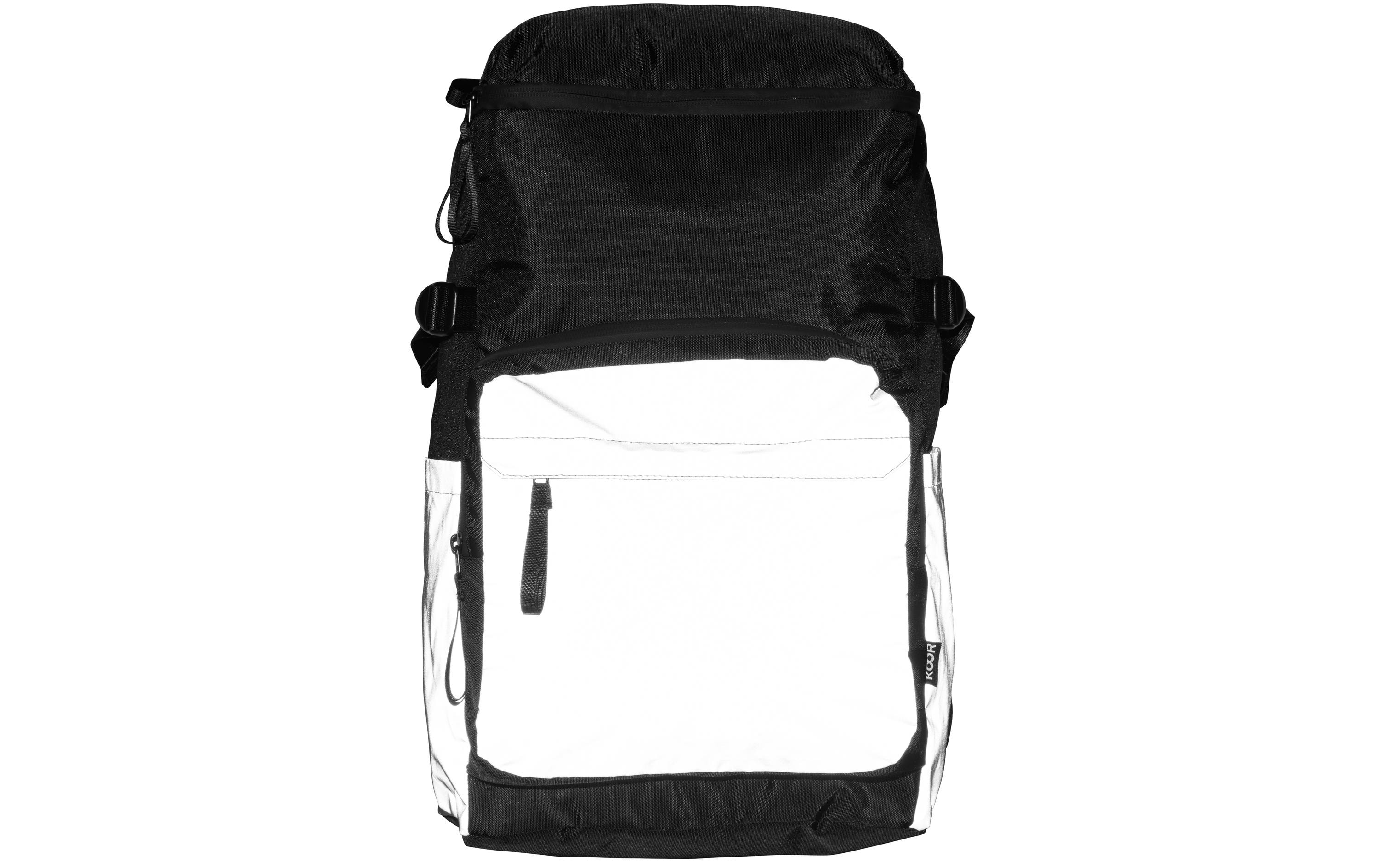 KOOR Rucksack Veedi Reflective 30 l, Schwarz