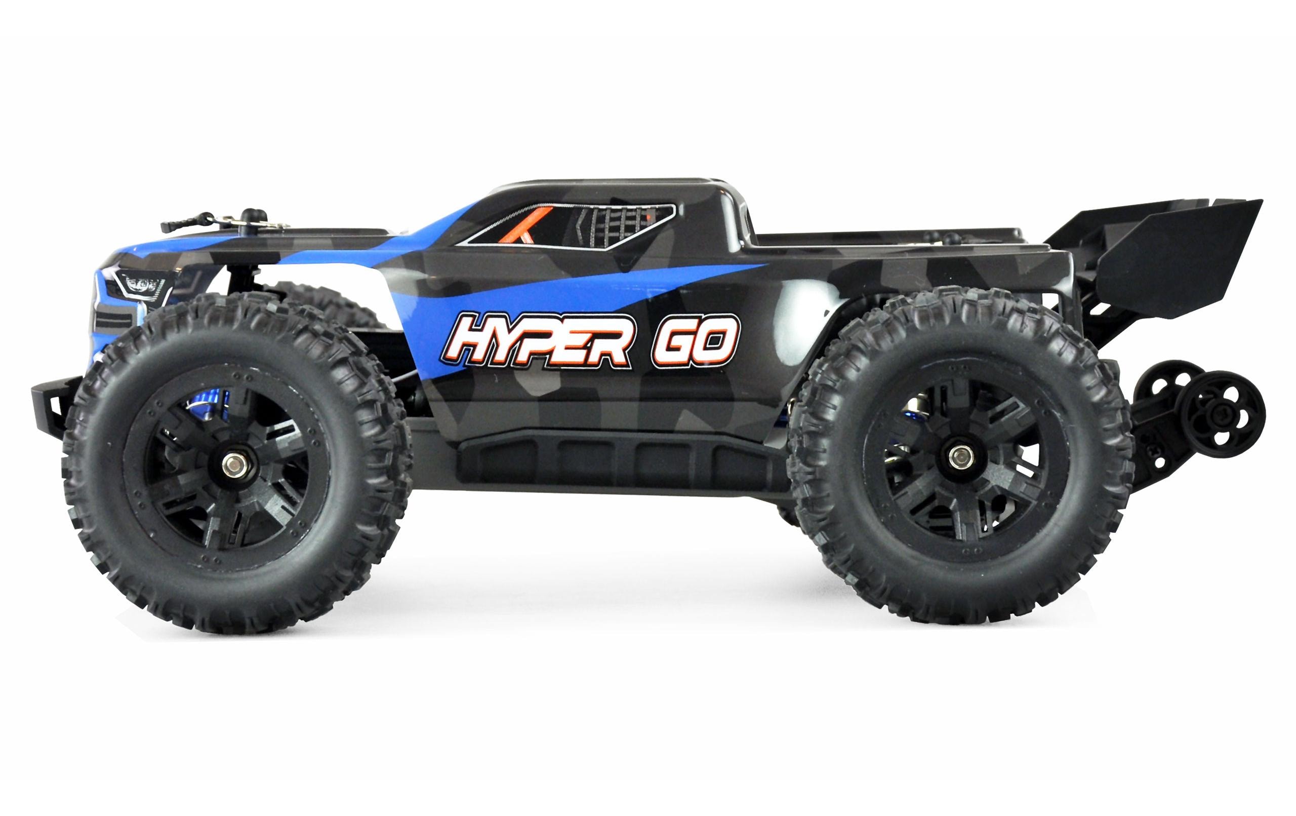 Amewi Truggy Hyper GO Brushed 4WD GPS, Blau 1:16, RTR