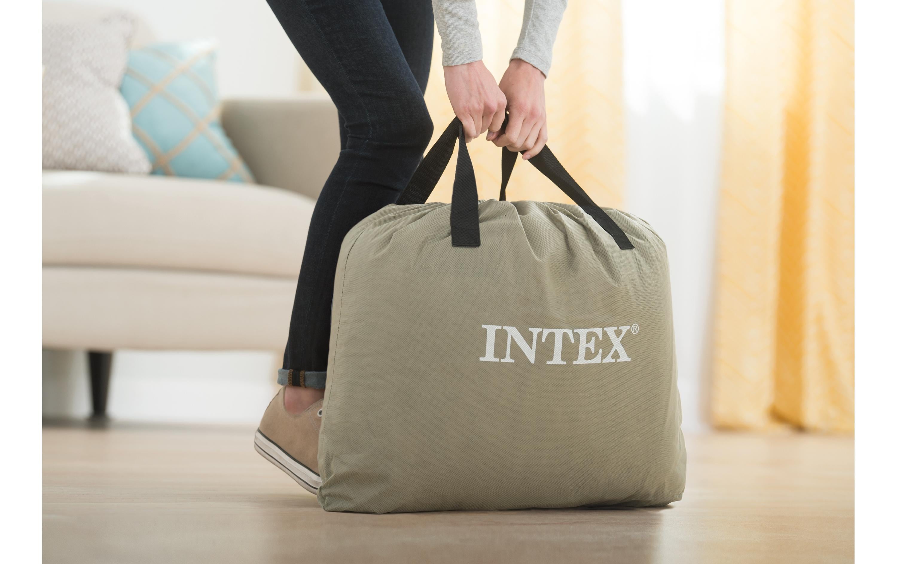 Intex Luftbett DuraBeam+ Deluxe Queen, 152 x 203 x 42 cm