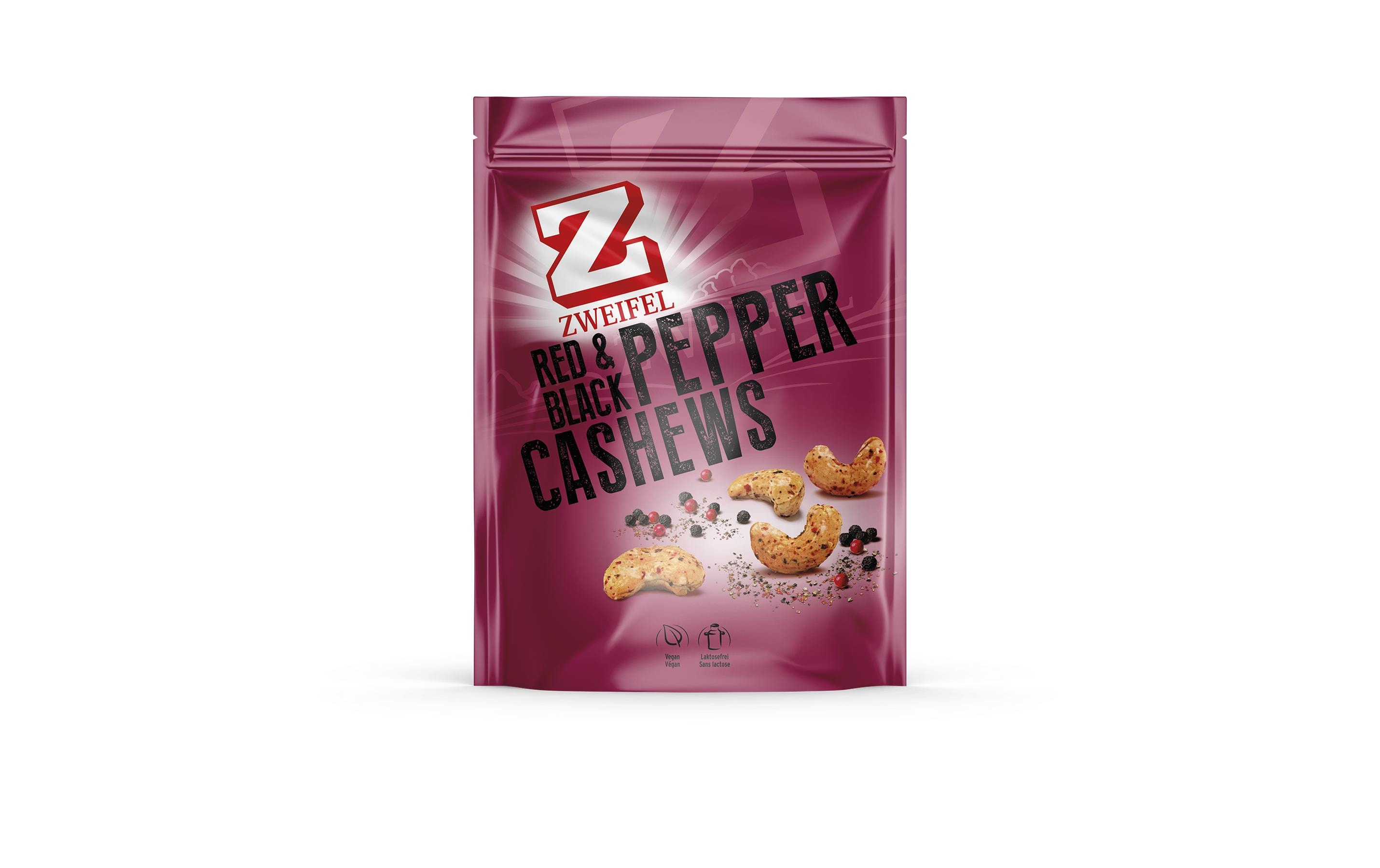 Zweifel Beutel Cashews Red & Black Pepper 115 g