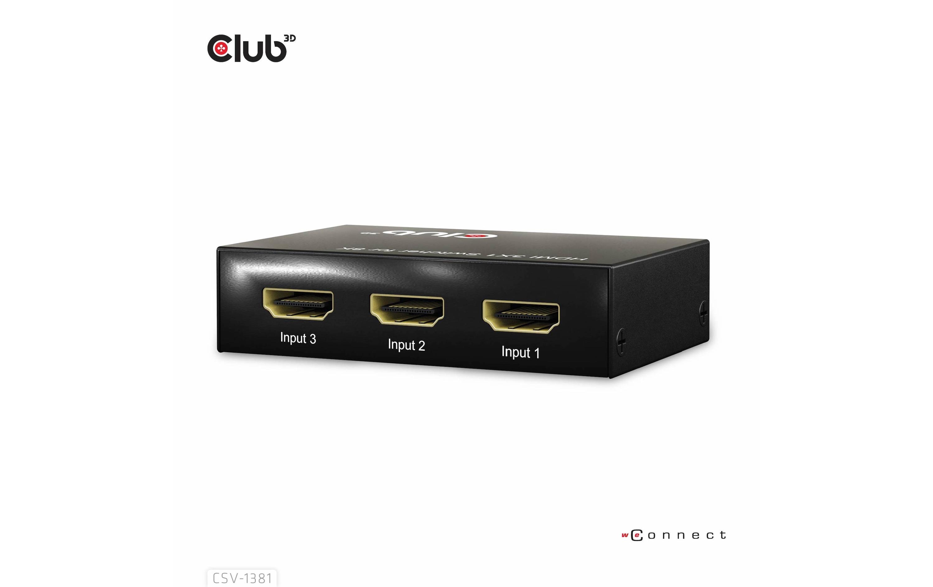 Club 3D Umschalter CSV-1381 HDMI