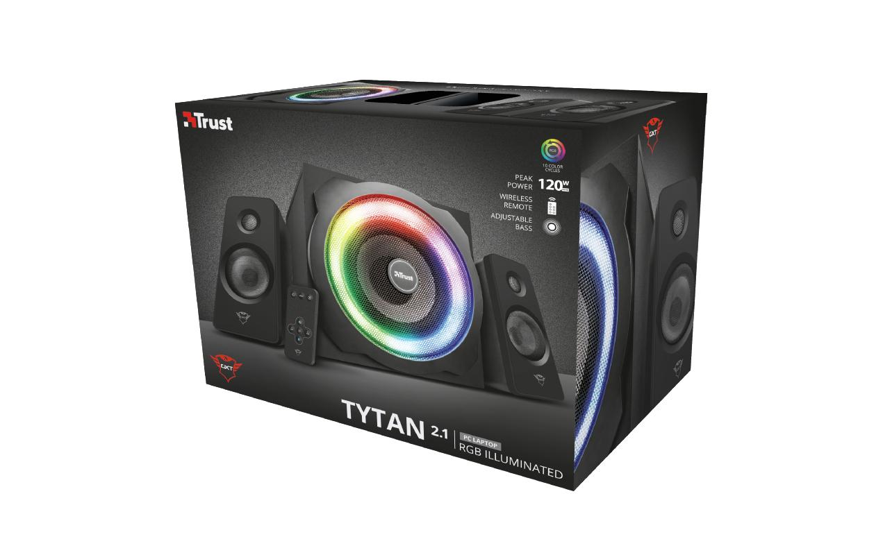 Trust PC-Lautsprecher GXT 629 Tytan RGB Illuminated 2.1