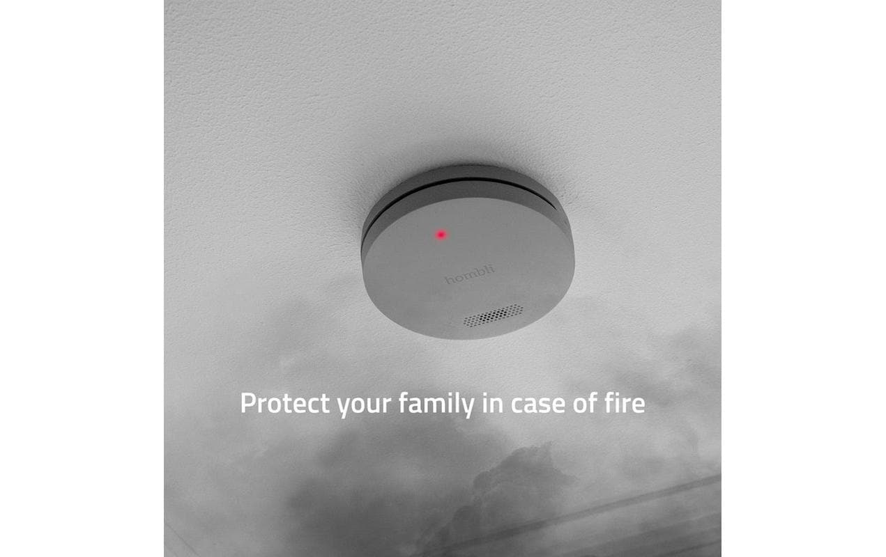 hombli Rauchmelder Smart Smoke Detector, 85 dB, Grau