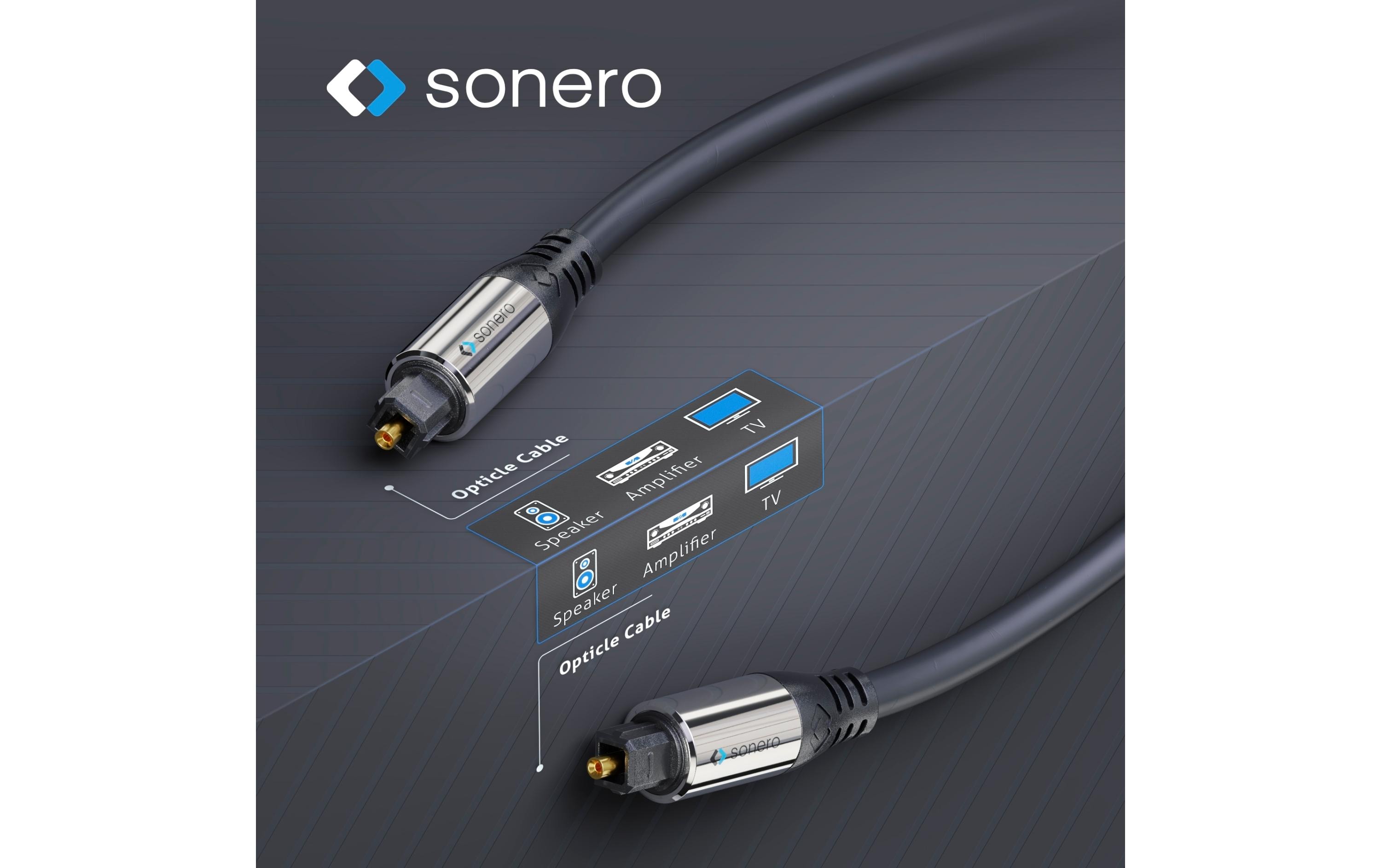 sonero Audio-Kabel Toslink - Toslink 7.5 m