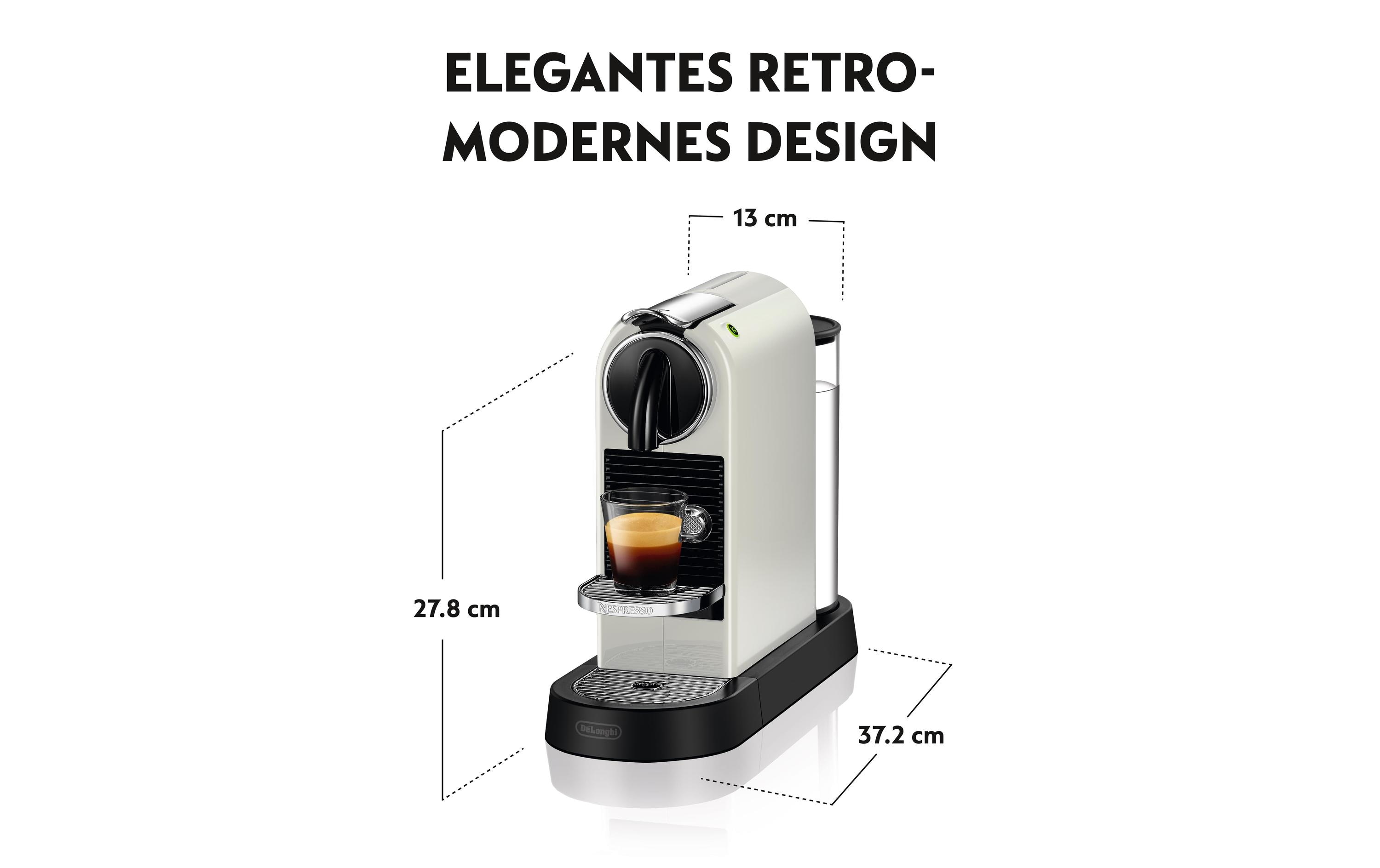 De'Longhi Kaffeemaschine Nespresso CitiZ EN167.W Weiss