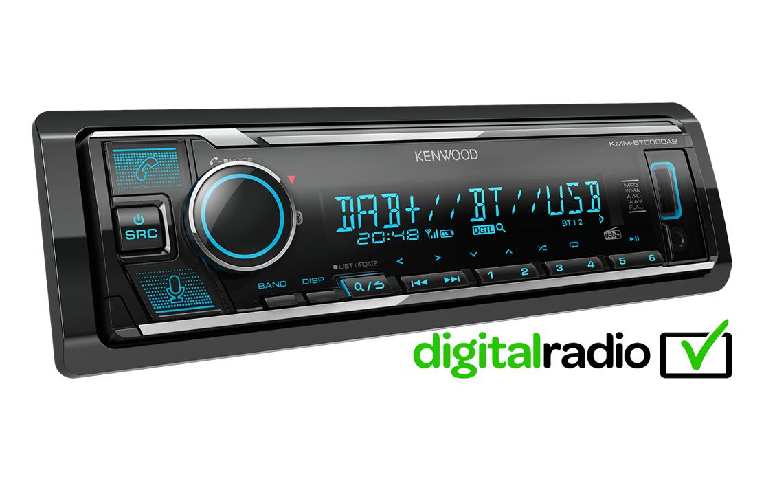 Kenwood Autoradio KMM-BT508DAB 1 DIN