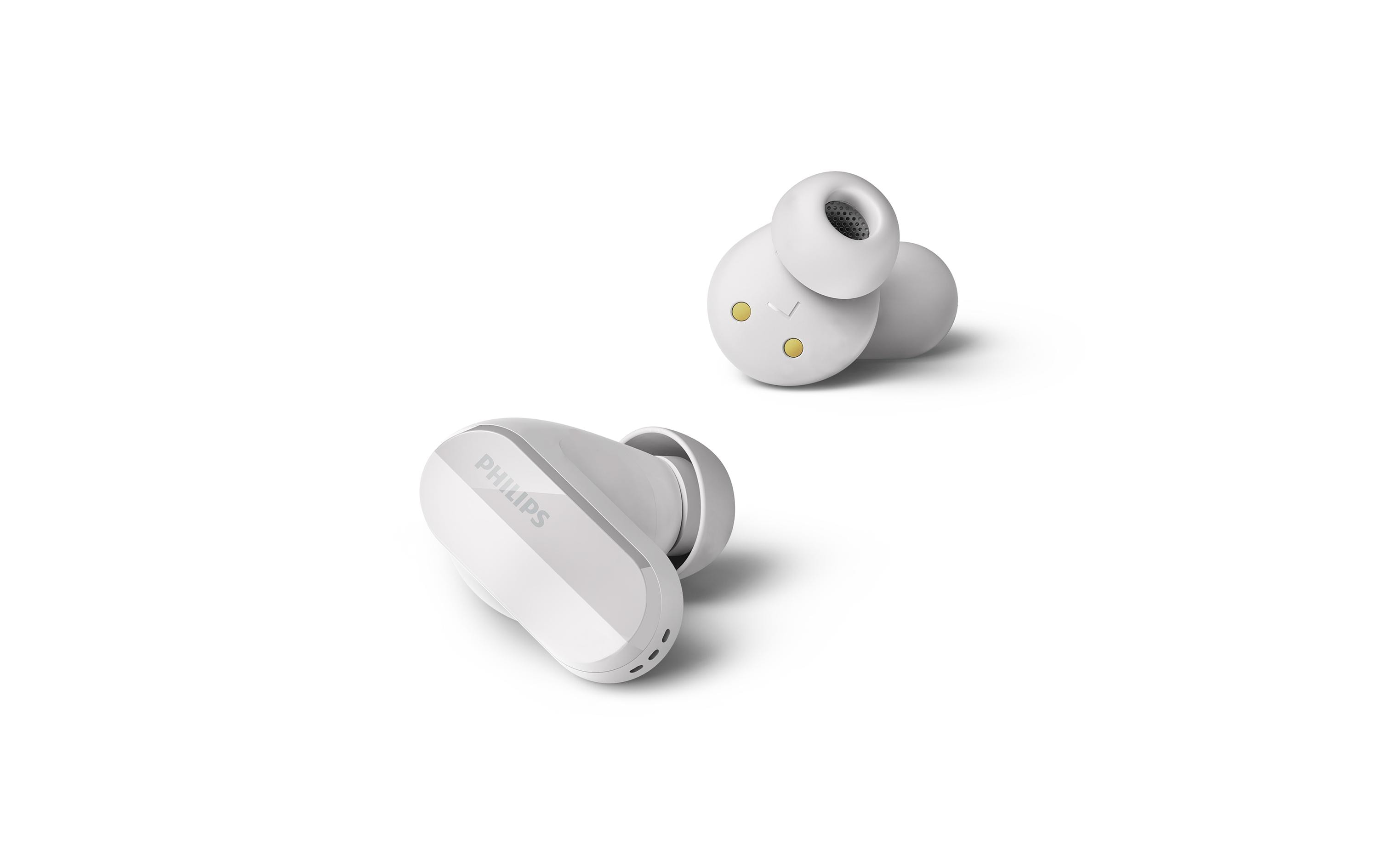 Philips True Wireless In-Ear-Kopfhörer TAT3508WT Weiss